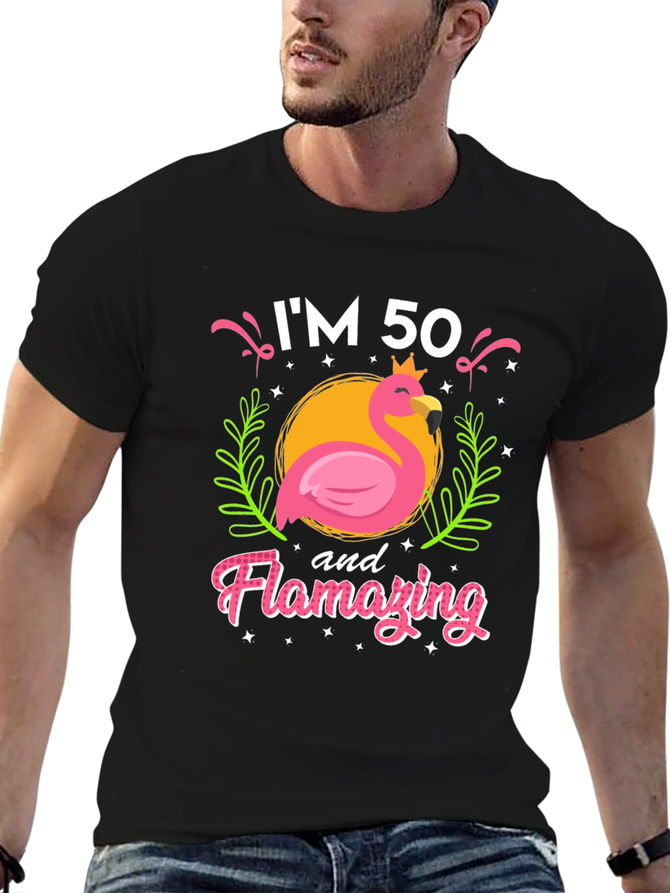 Camiseta Im 50 and Flamazing