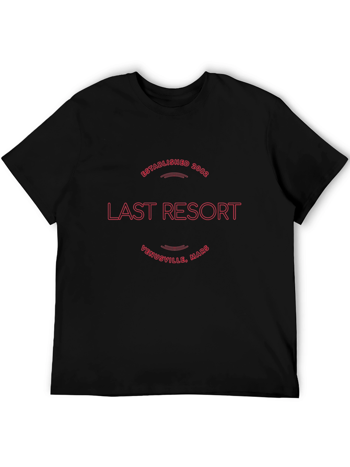 Camiseta Negra Last Resort Venusville Mars