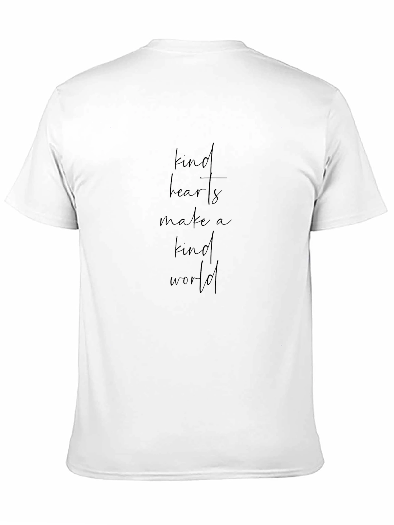 Camiseta Negra: Corazones Amables Mundo Amable