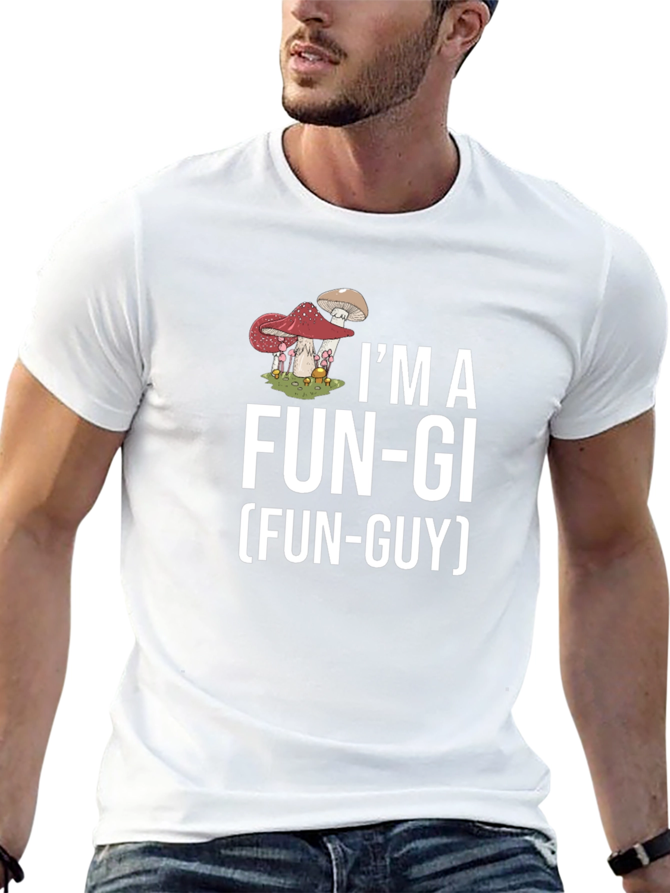 Camiseta Hombre: Soy un Fun-gi (Fun-Guy)