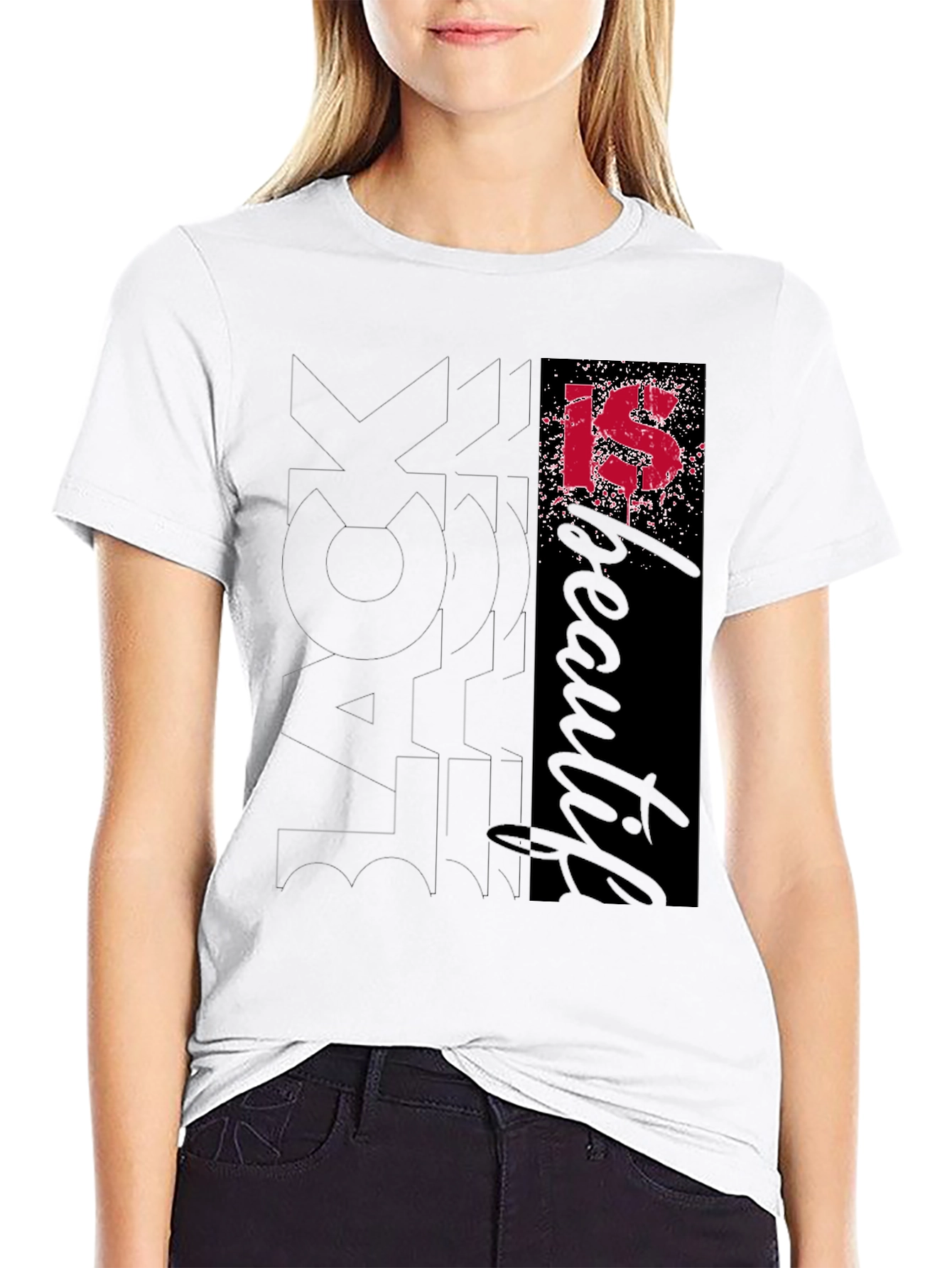 Camiseta Negra Mother is Beautiful