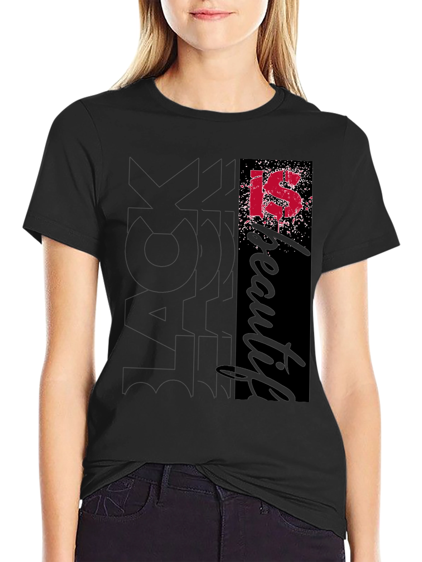 Camiseta Negra Mother is Beautiful
