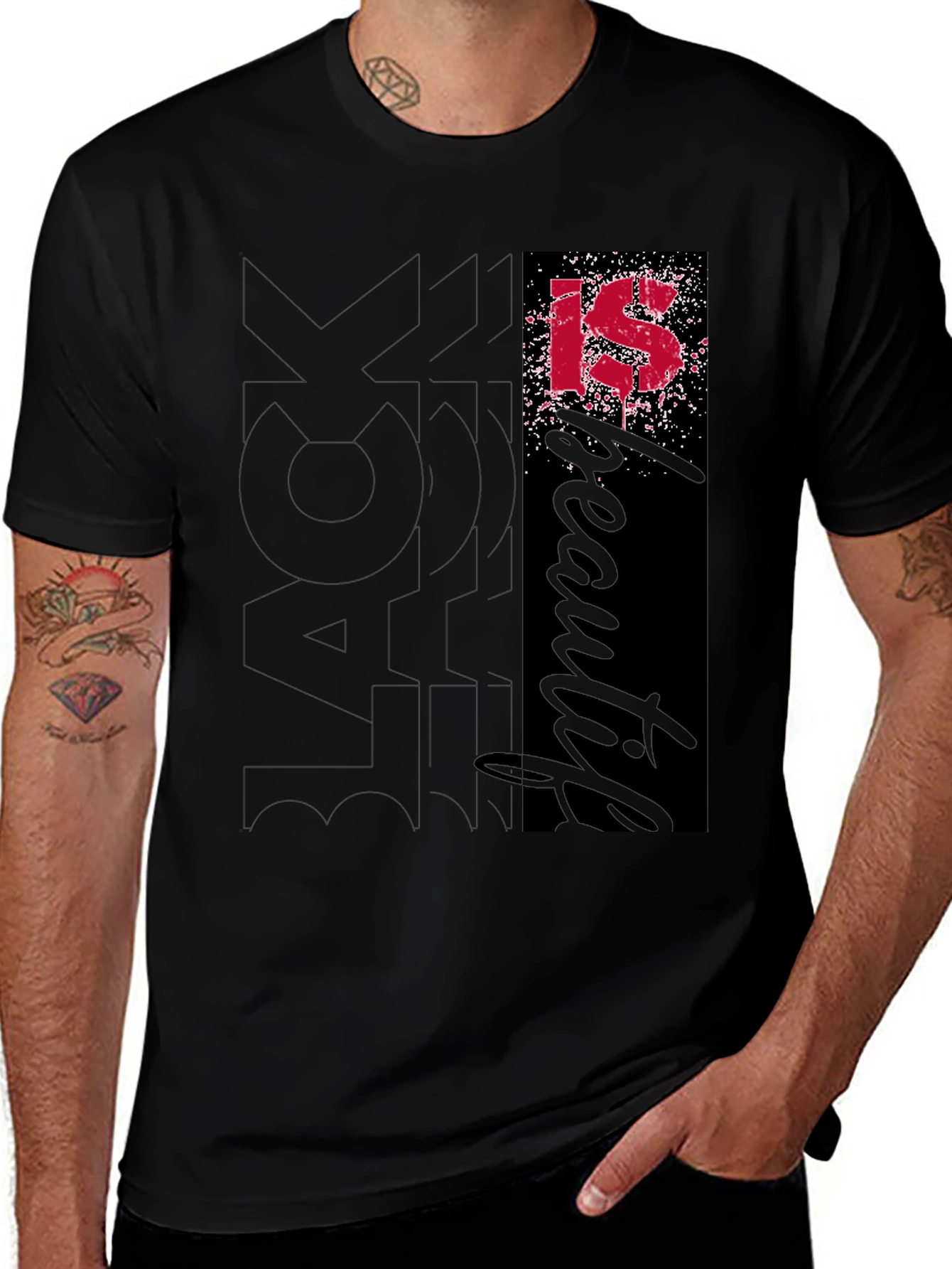 Camiseta Negra Mother is Beautiful