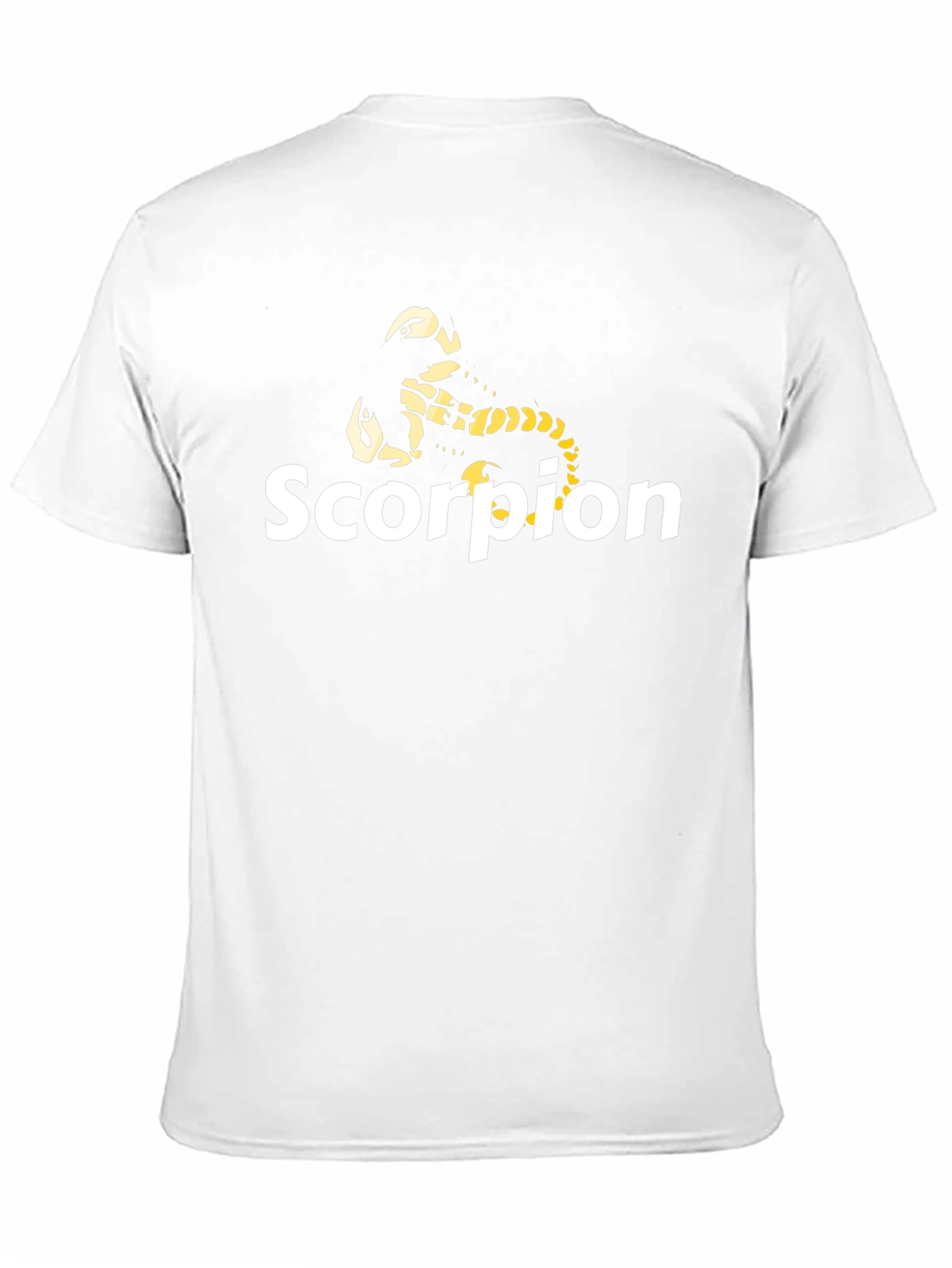Camiseta Negra Hombre - Diseño Escorpión