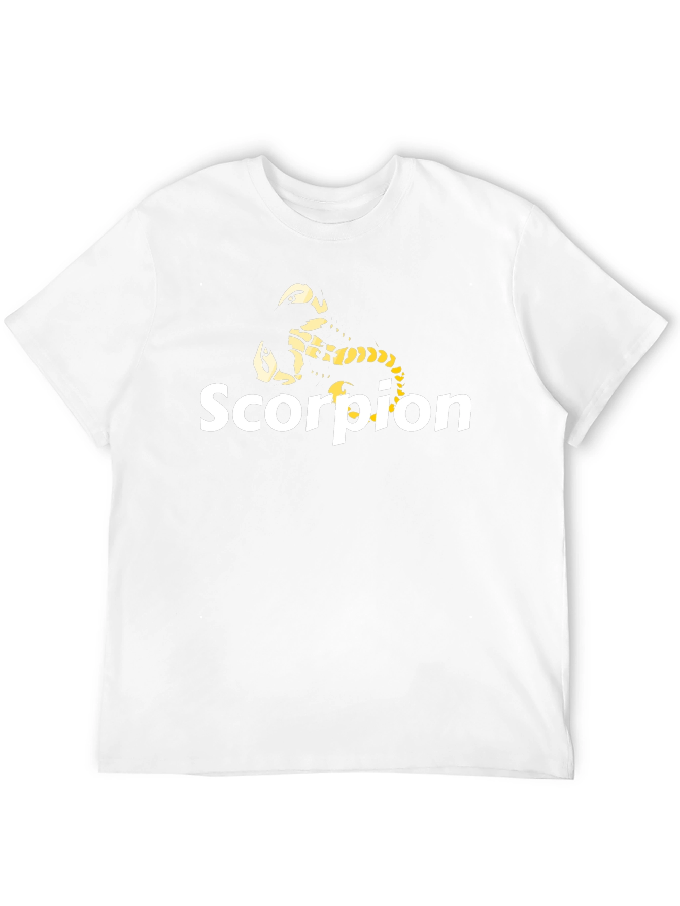 Camiseta Negra Hombre - Diseño Escorpión