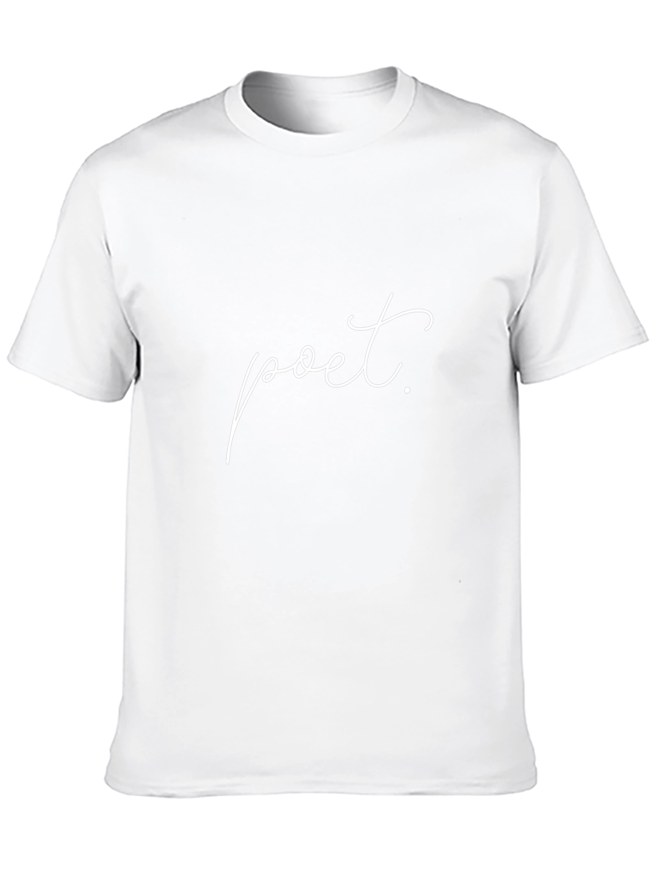 Camiseta Negra Poeta - Estilo Casual