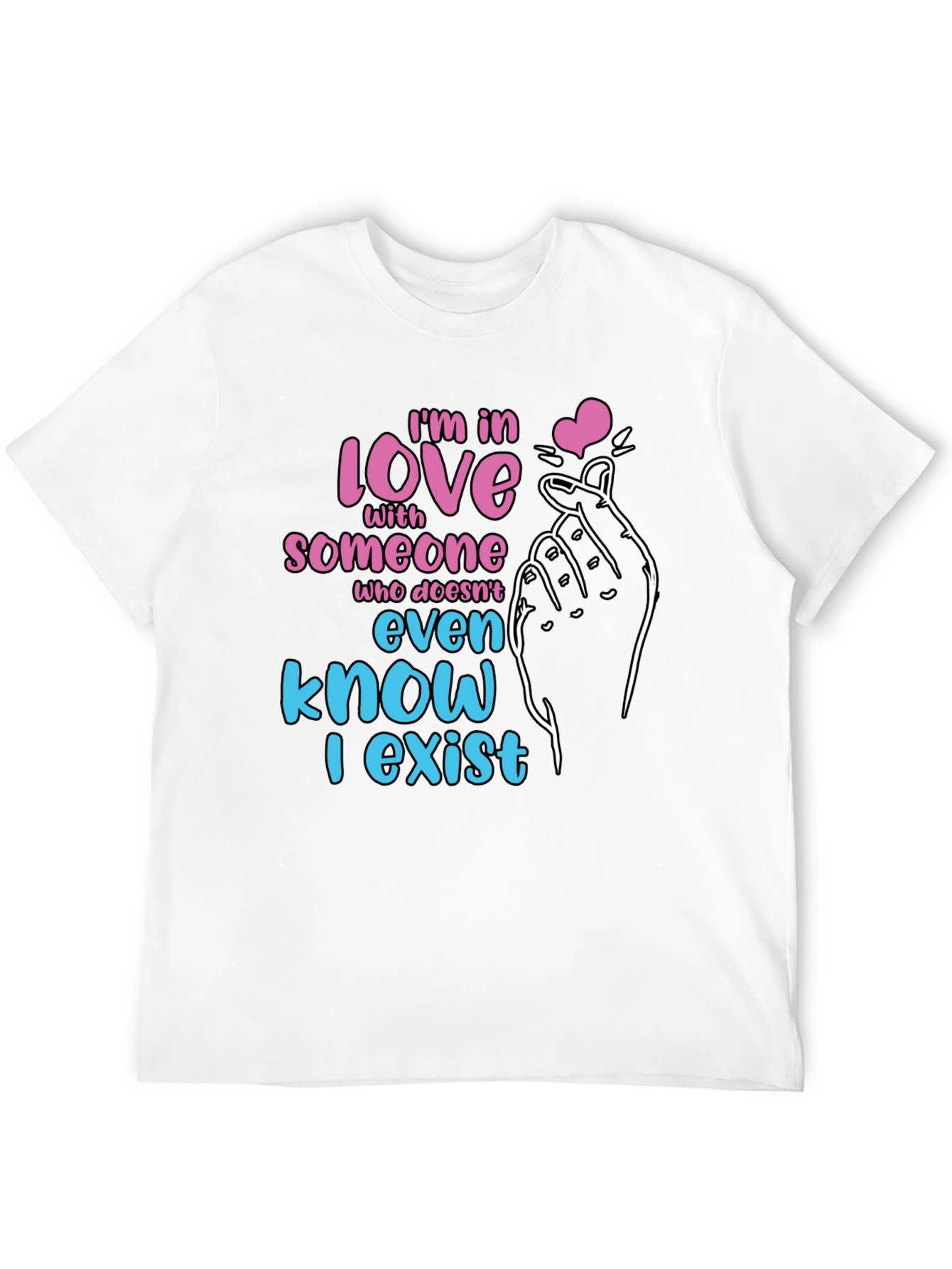 Camiseta Negra: Enamorad@ de Alguien