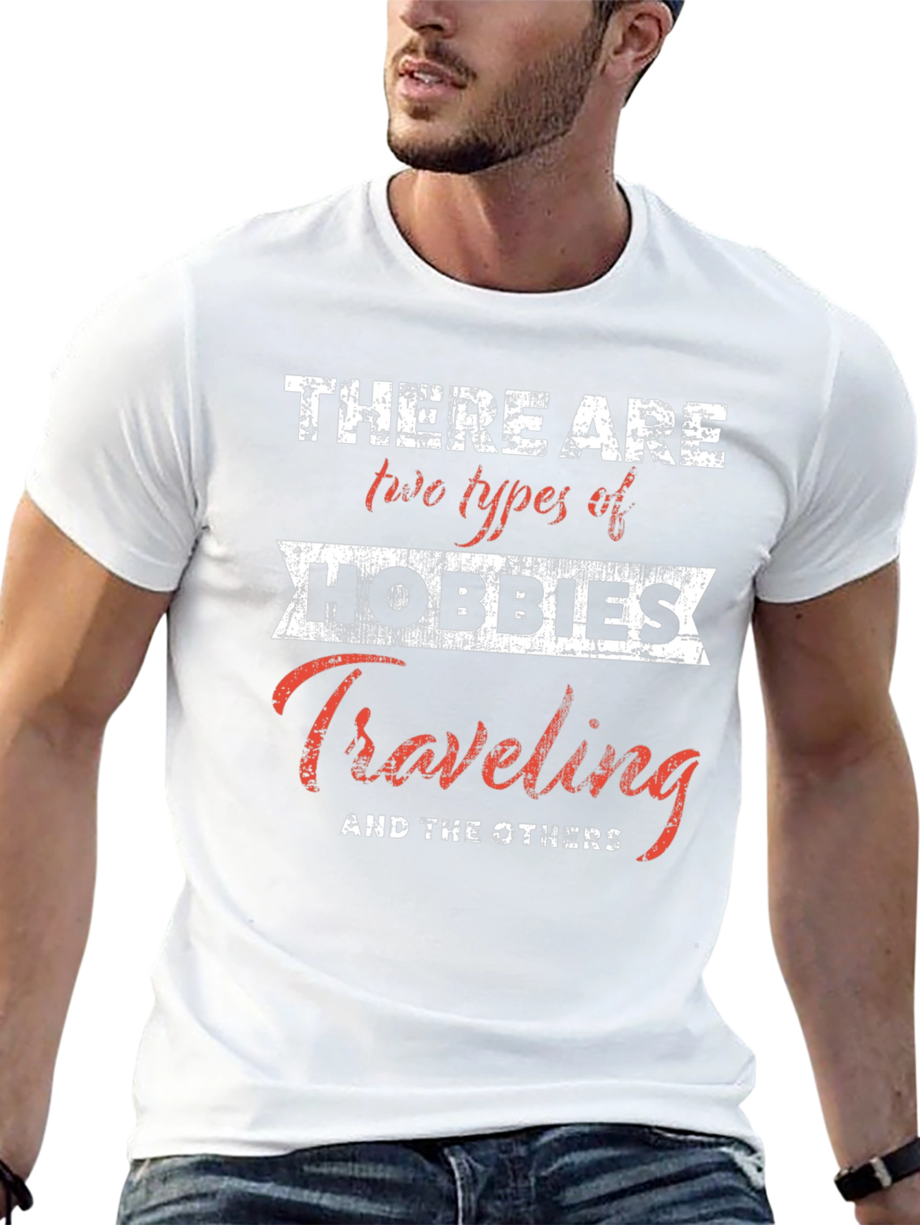 Camiseta Negra Hobbies Viajes