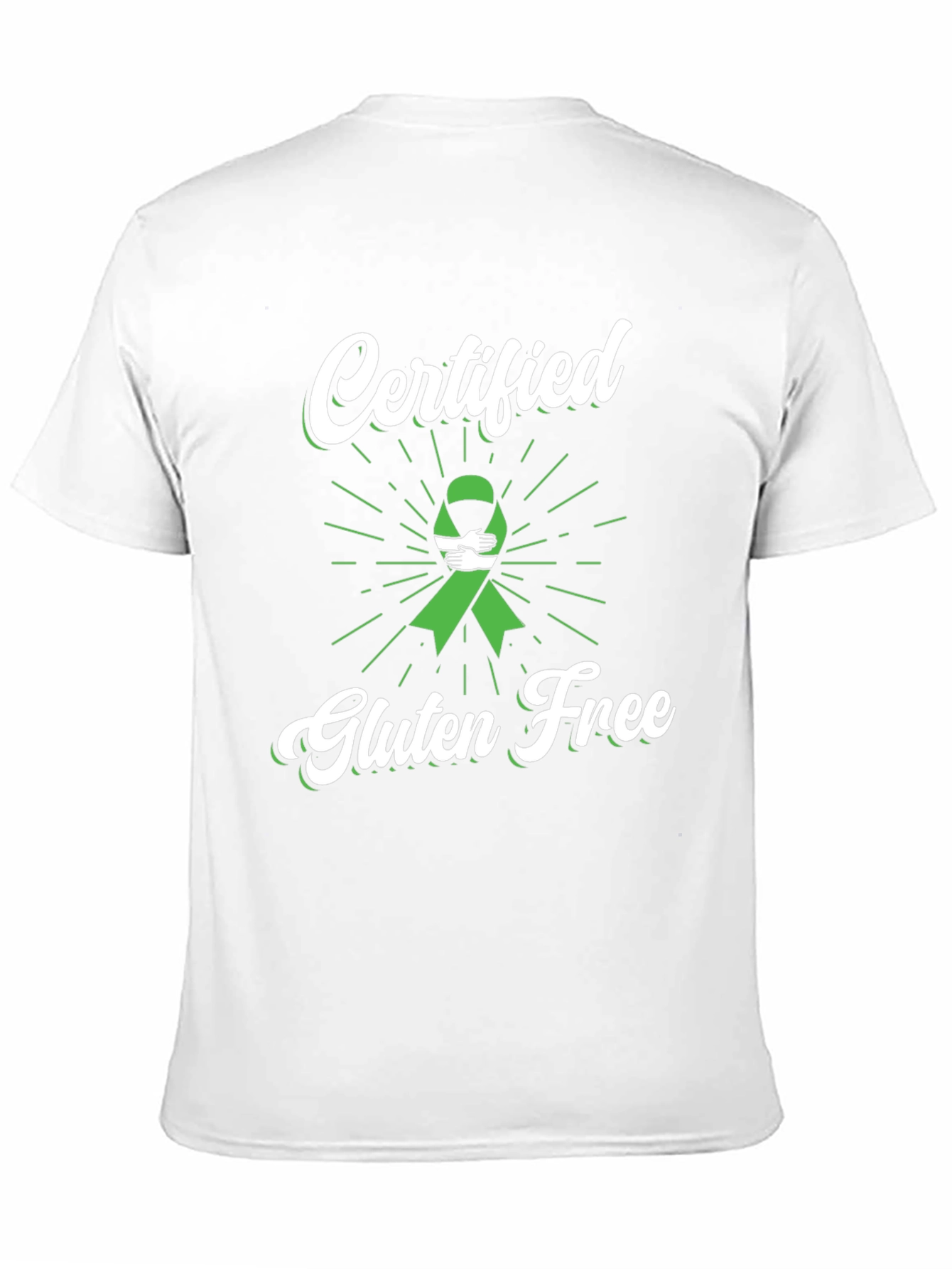 Camiseta Negra Certificado Libre de Gluten