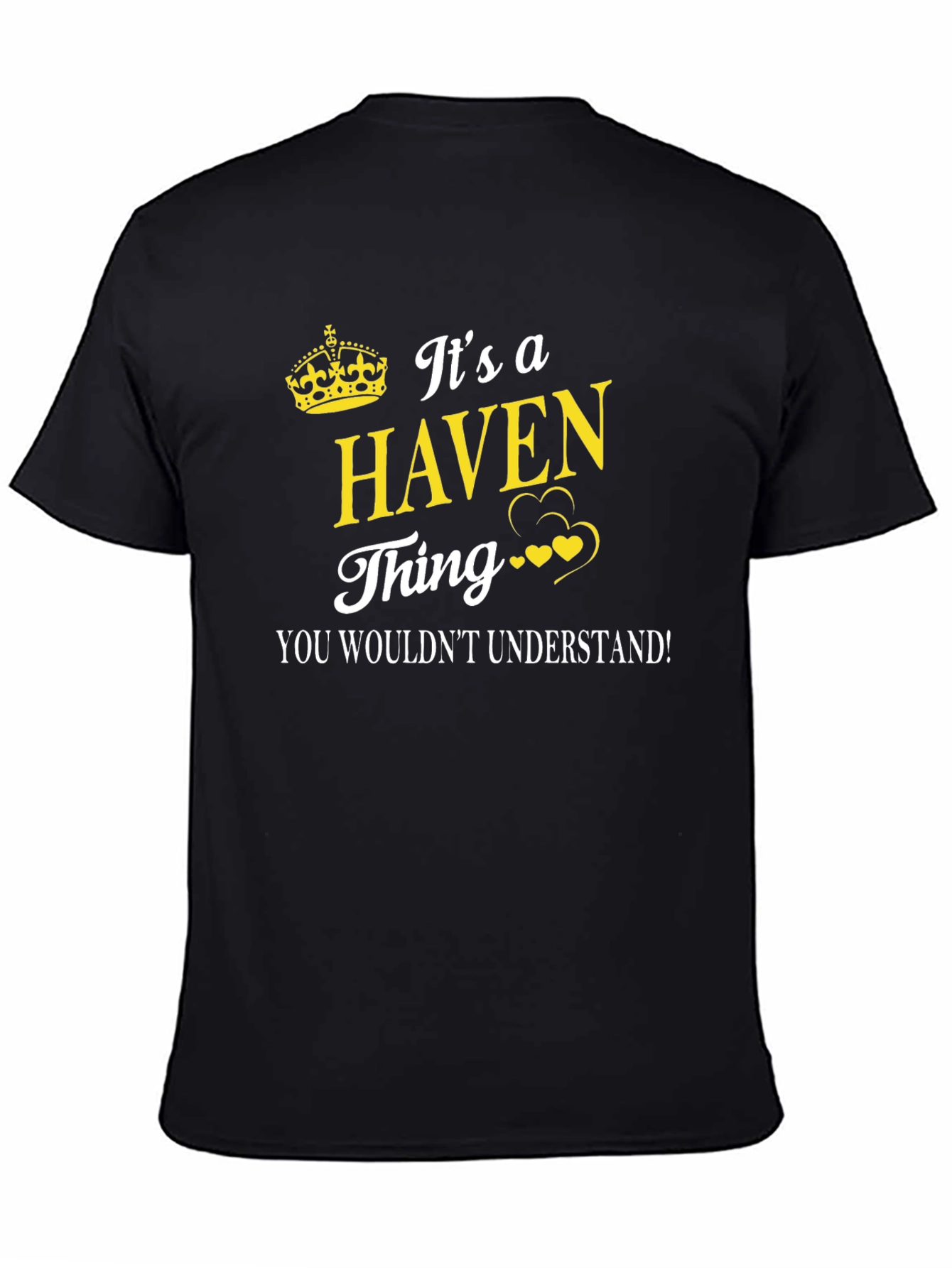 Camiseta Negra Haven Thing - ¡Exclusiva!
