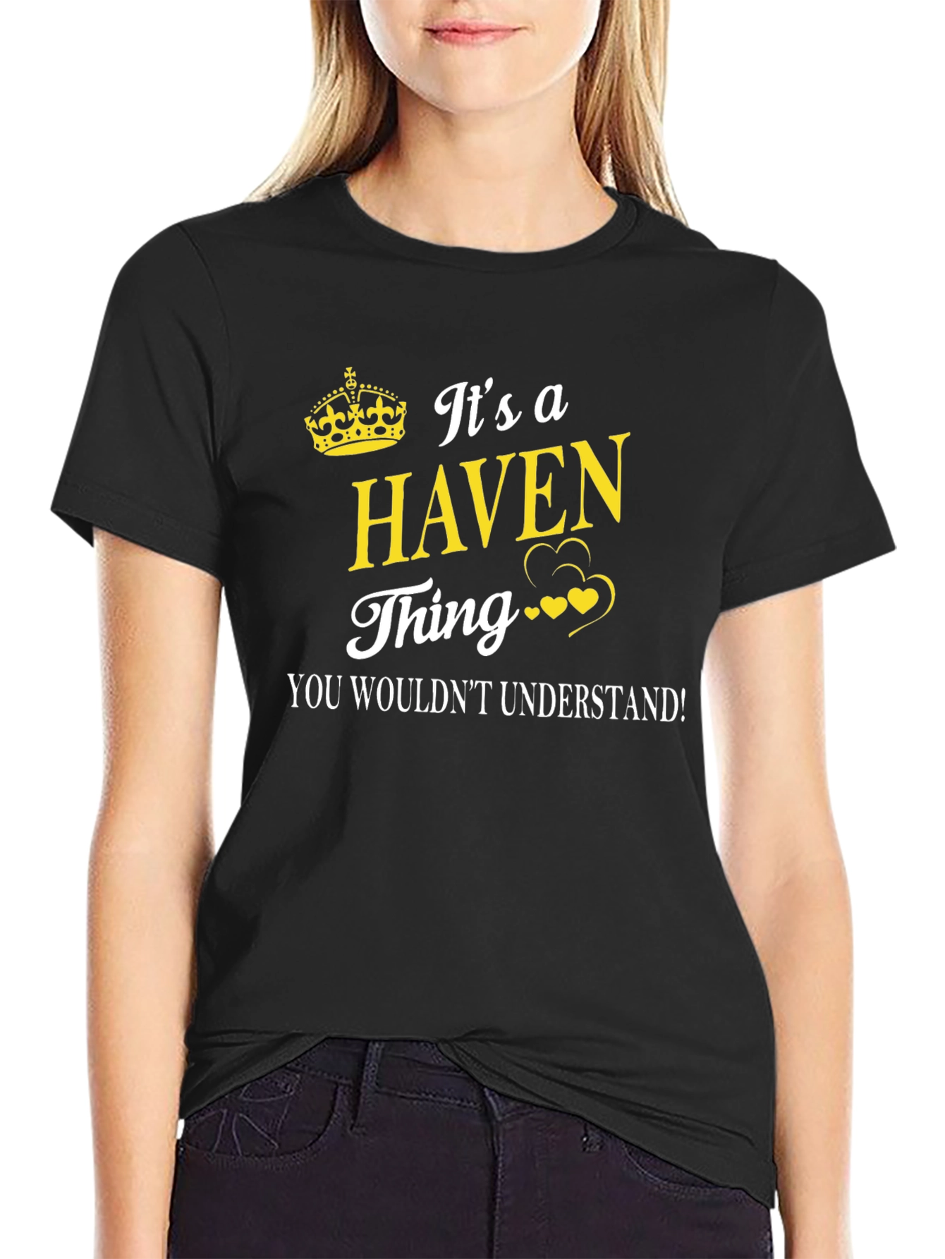 Camiseta Negra Haven Thing - ¡Exclusiva!