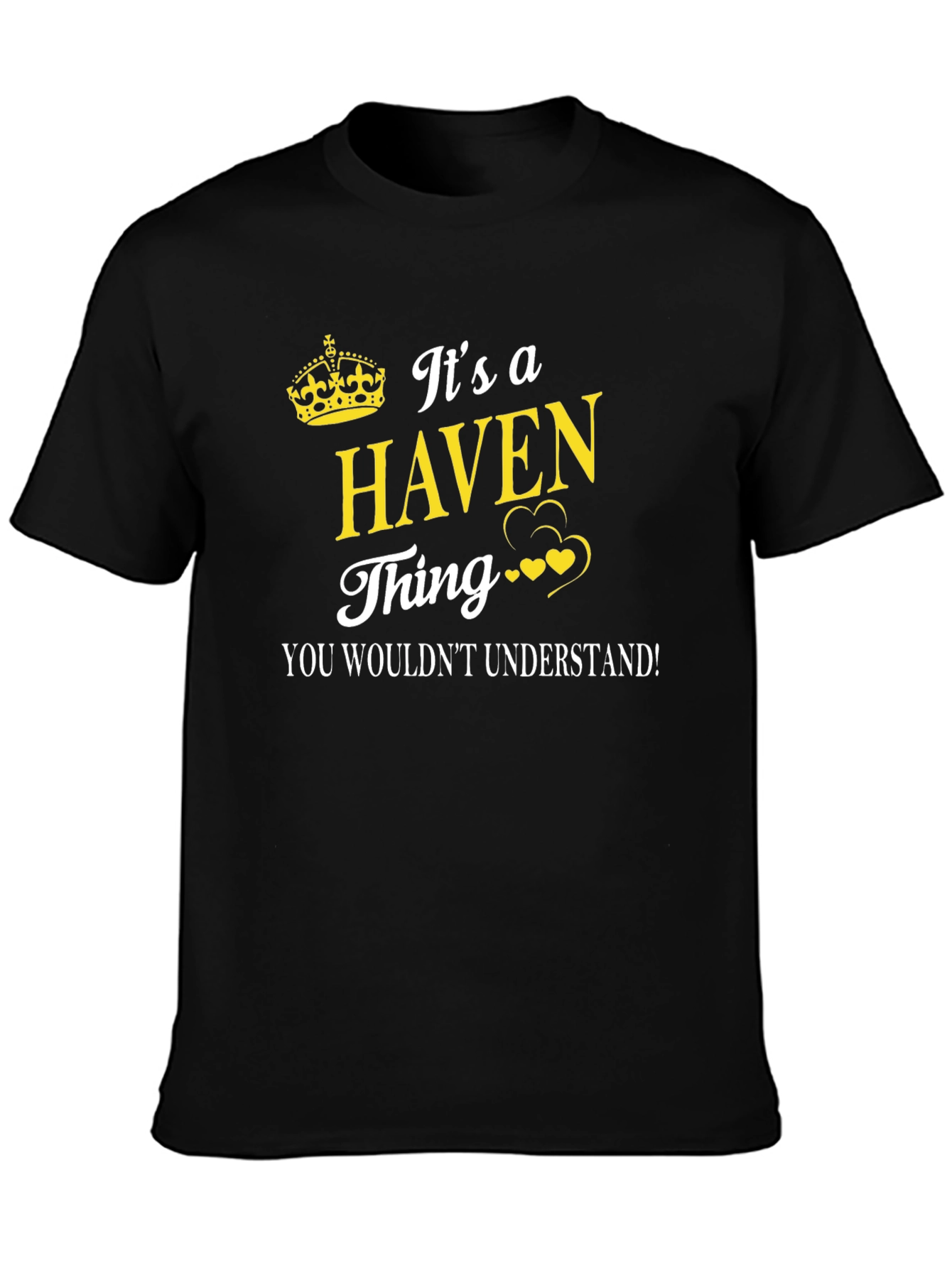 Camiseta Negra Haven Thing - ¡Exclusiva!