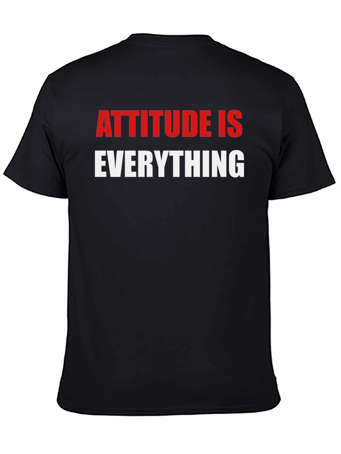 Camiseta Negra - Actitud Lo Es Todo