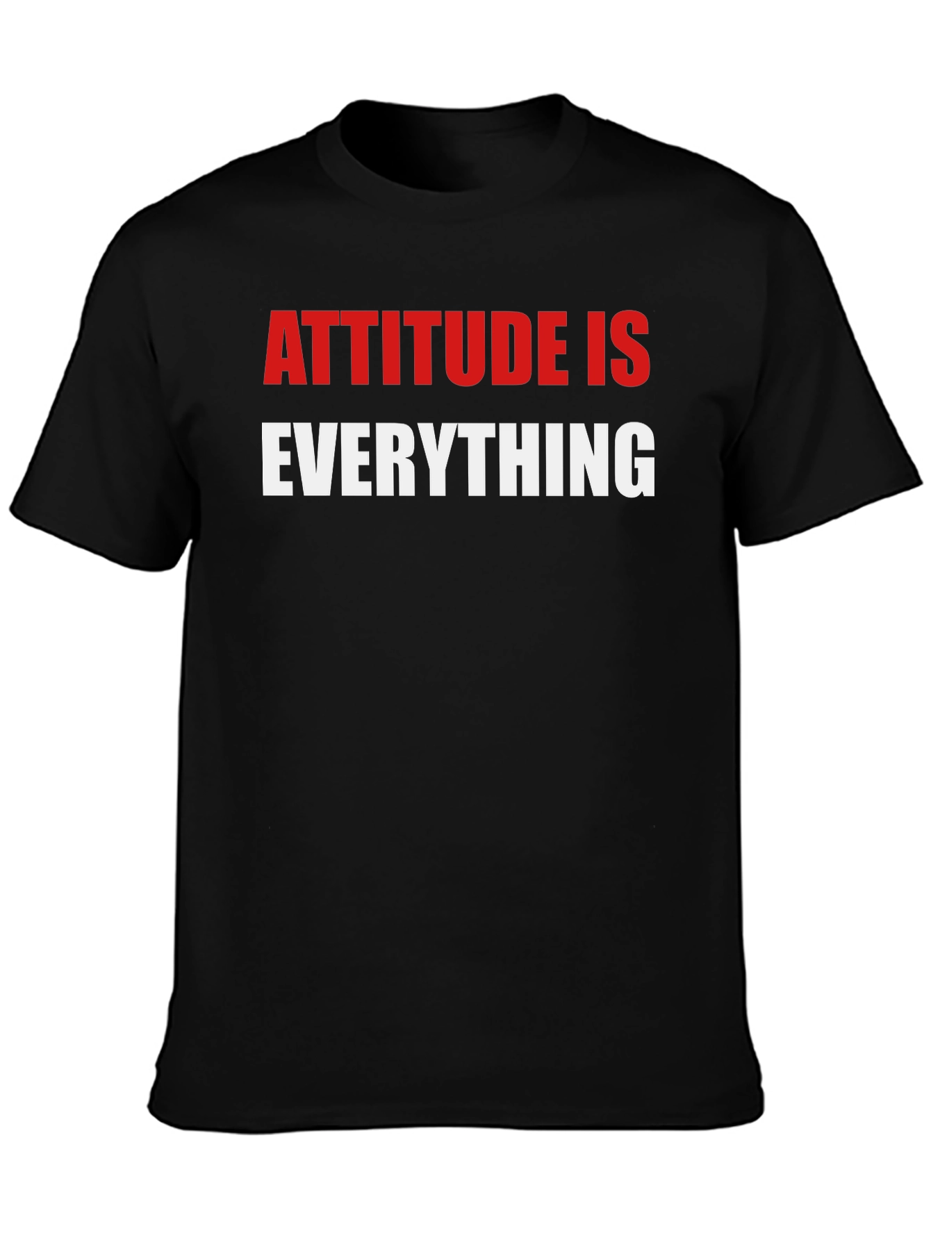 Camiseta Negra - Actitud Lo Es Todo