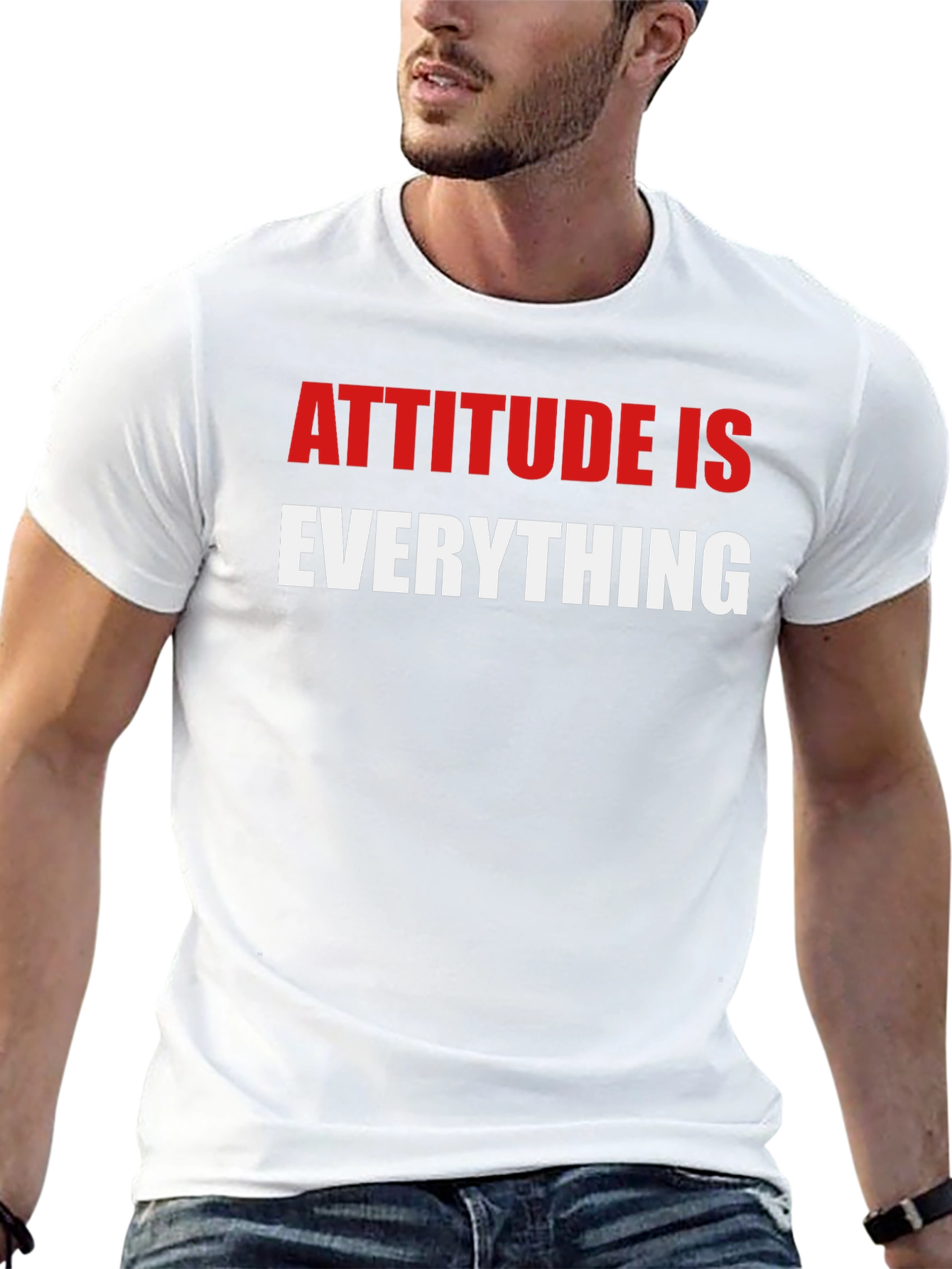 Camiseta Negra - Actitud Lo Es Todo