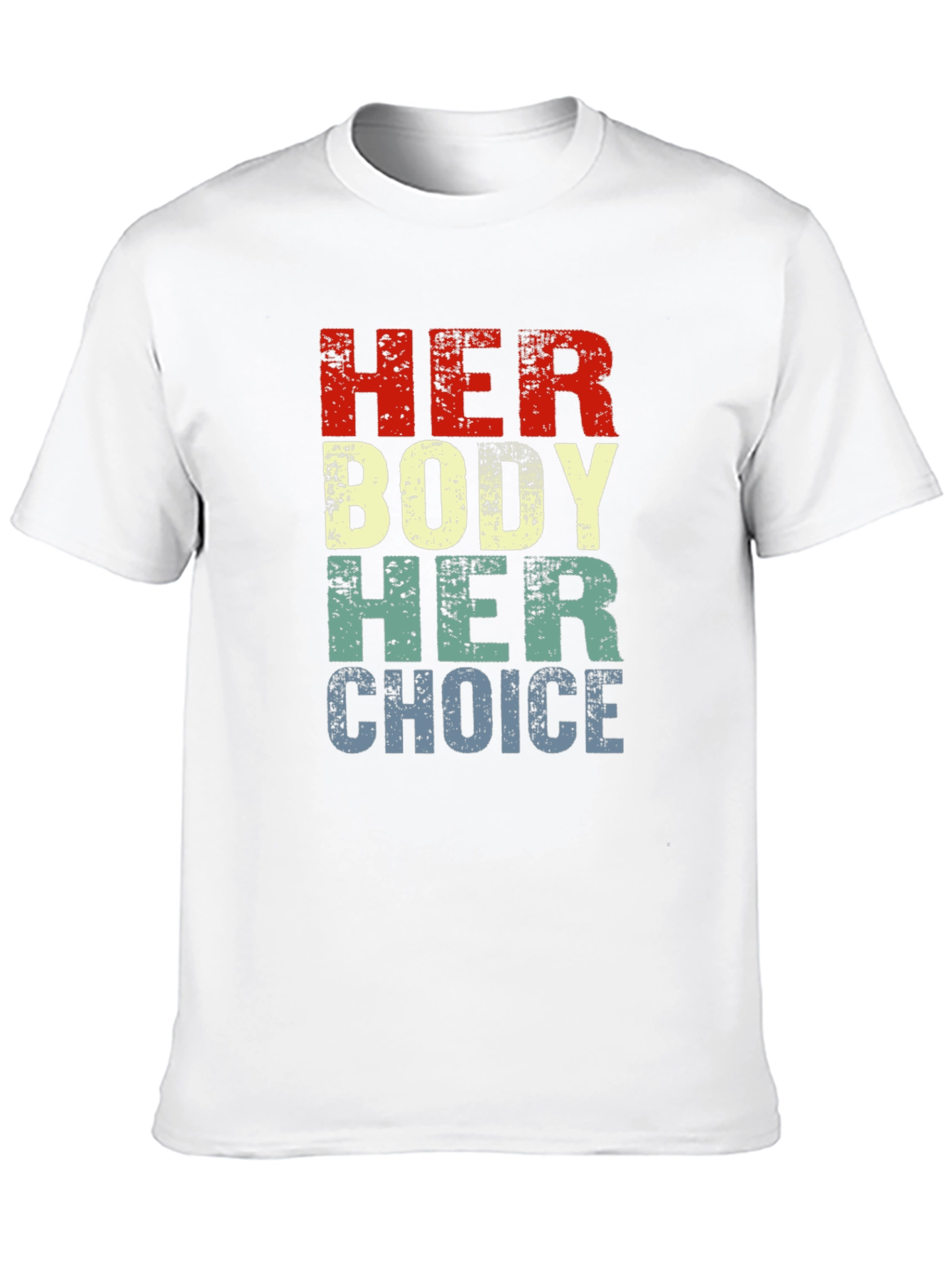 Camiseta Gráfica Her Body Her Choice - Pro Elección