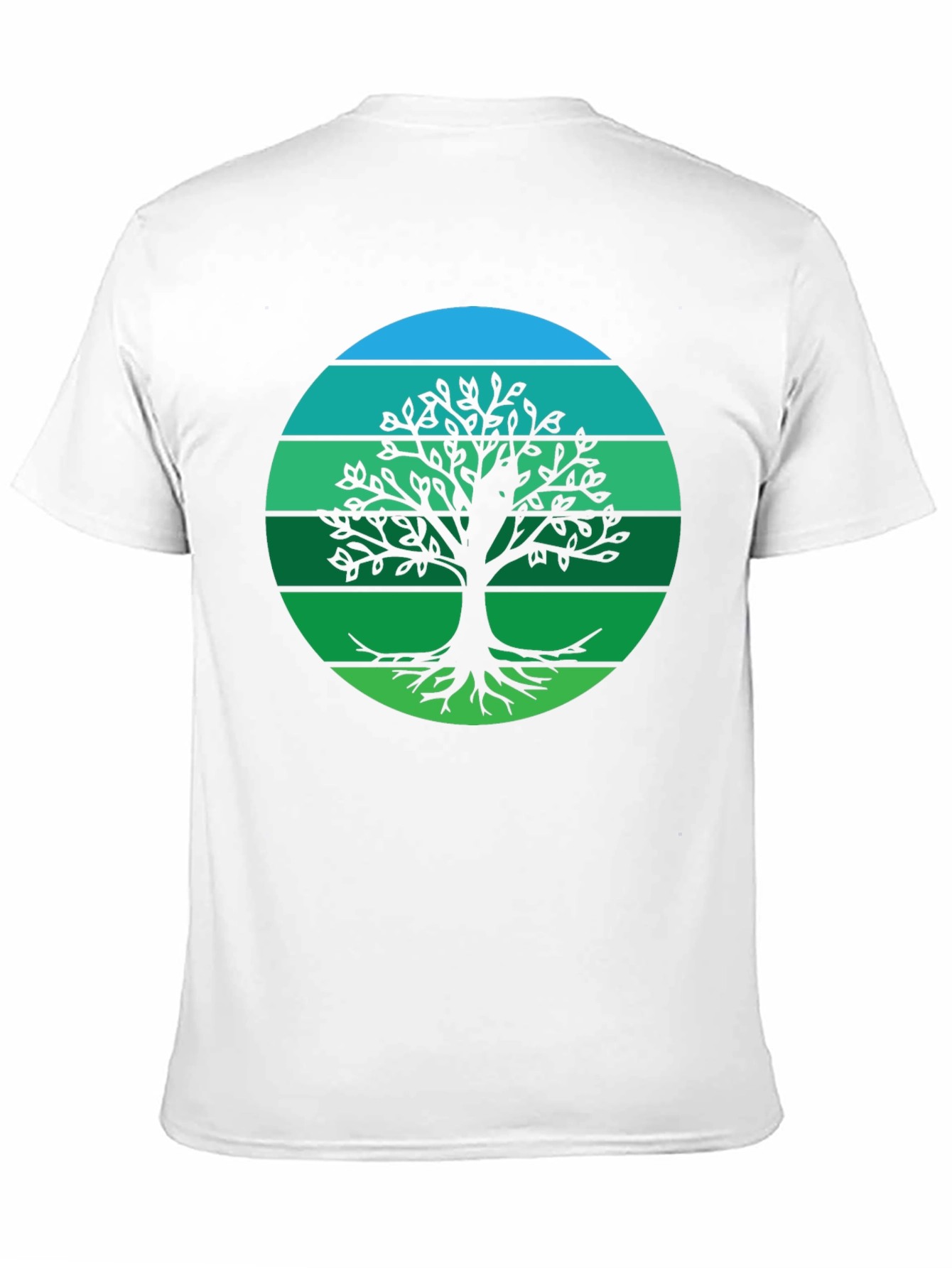 Camiseta Negra Árbol de la Vida Retro