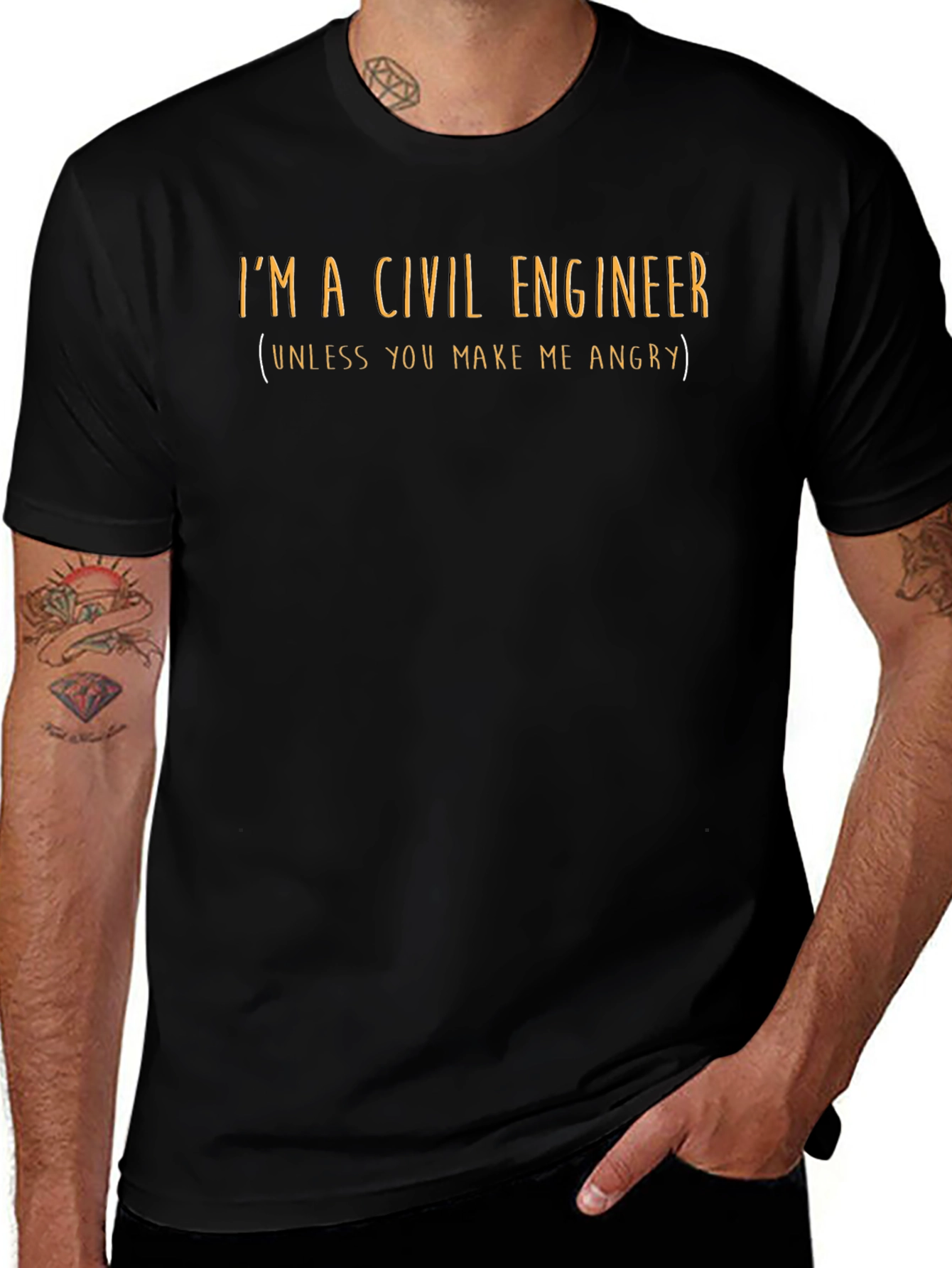 Camiseta Ingeniero Civil - No me hagas enojar