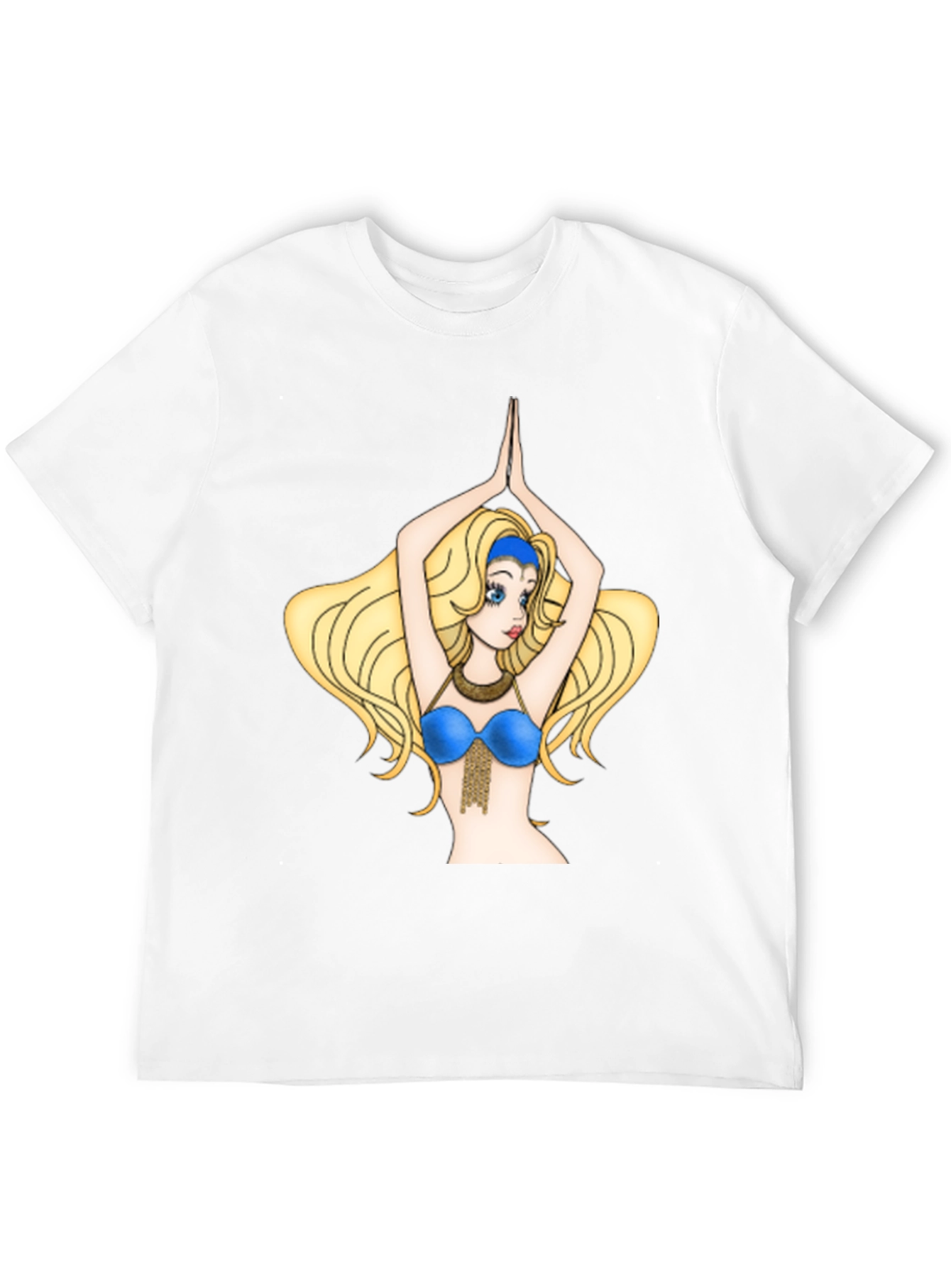 Camiseta Negra con Diseño de Bailarina Animada