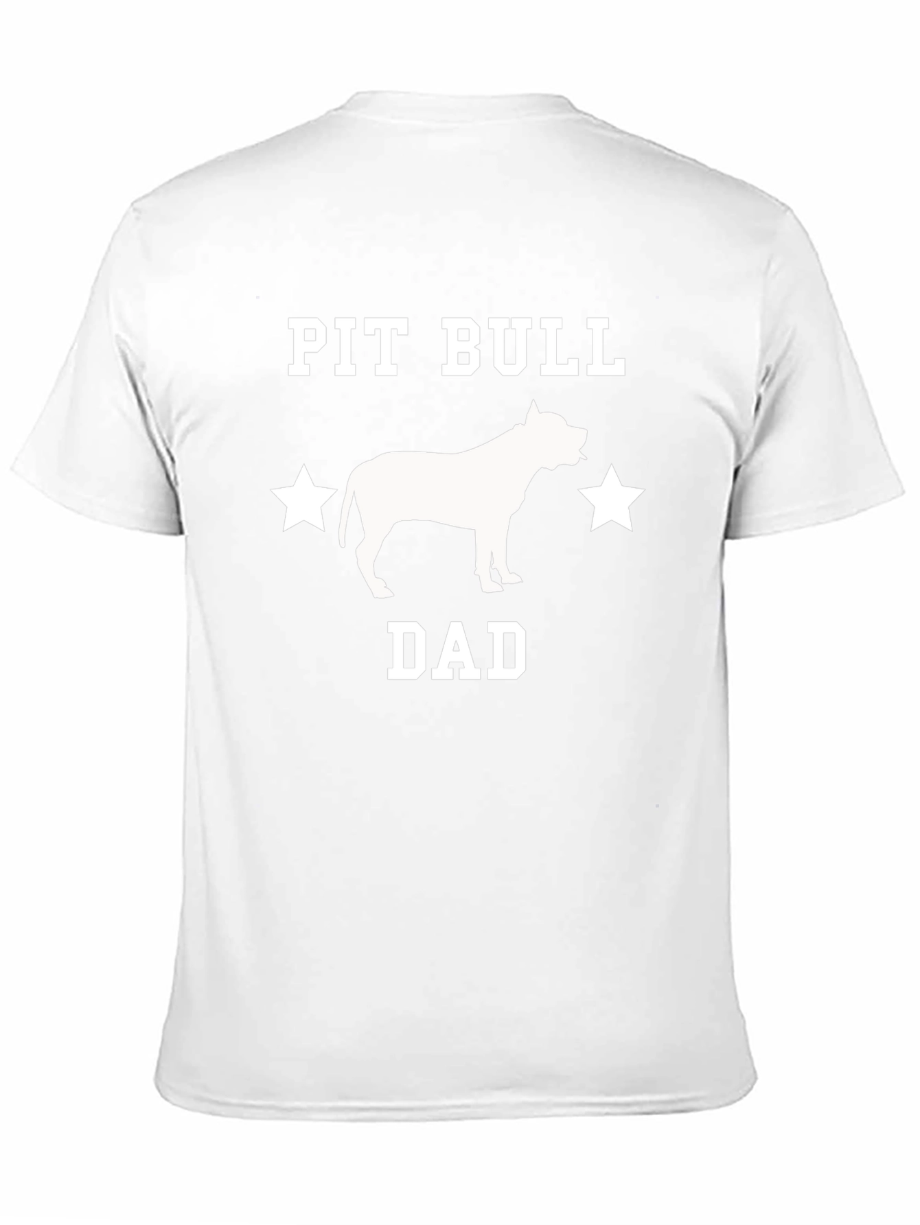Camiseta Negra Pit Bull Dad