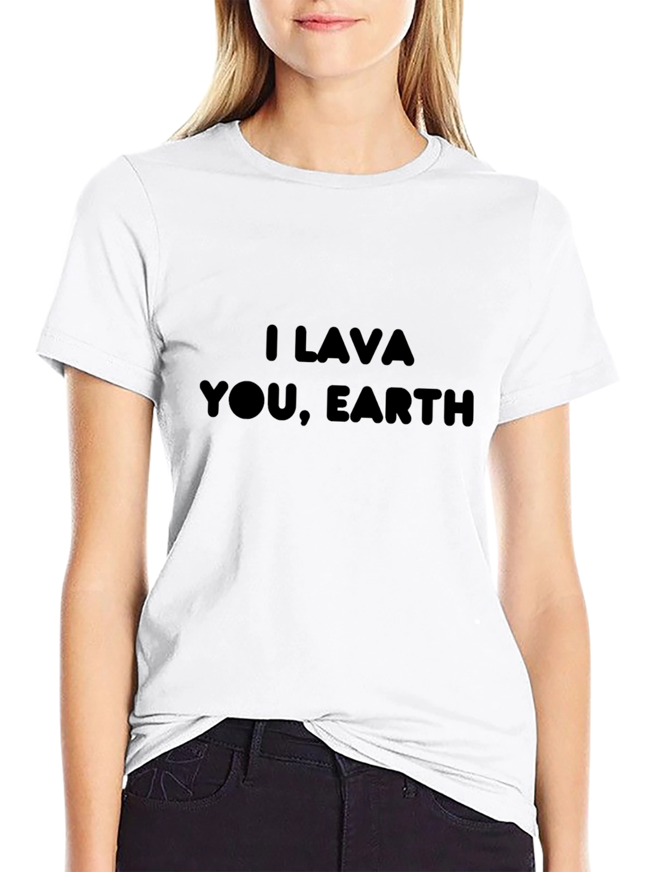 Camiseta Negra I Lava You Earth