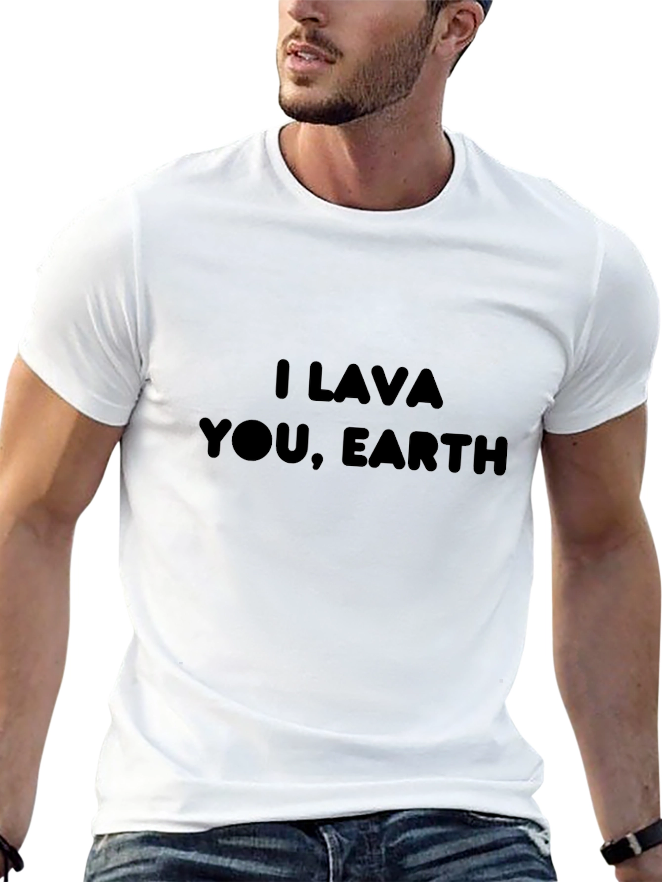Camiseta Negra I Lava You Earth