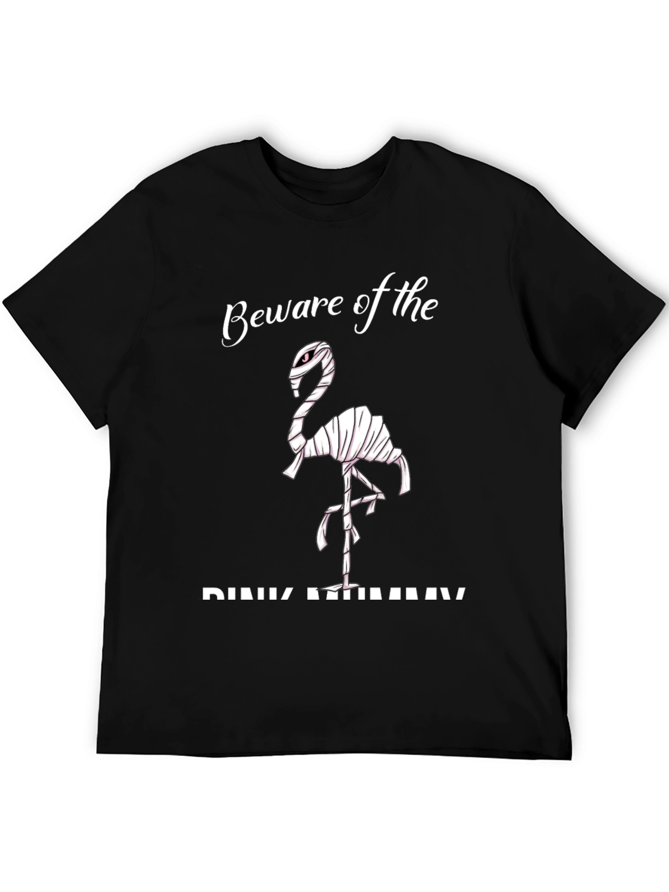 Camiseta Negra - Flamingo Momia