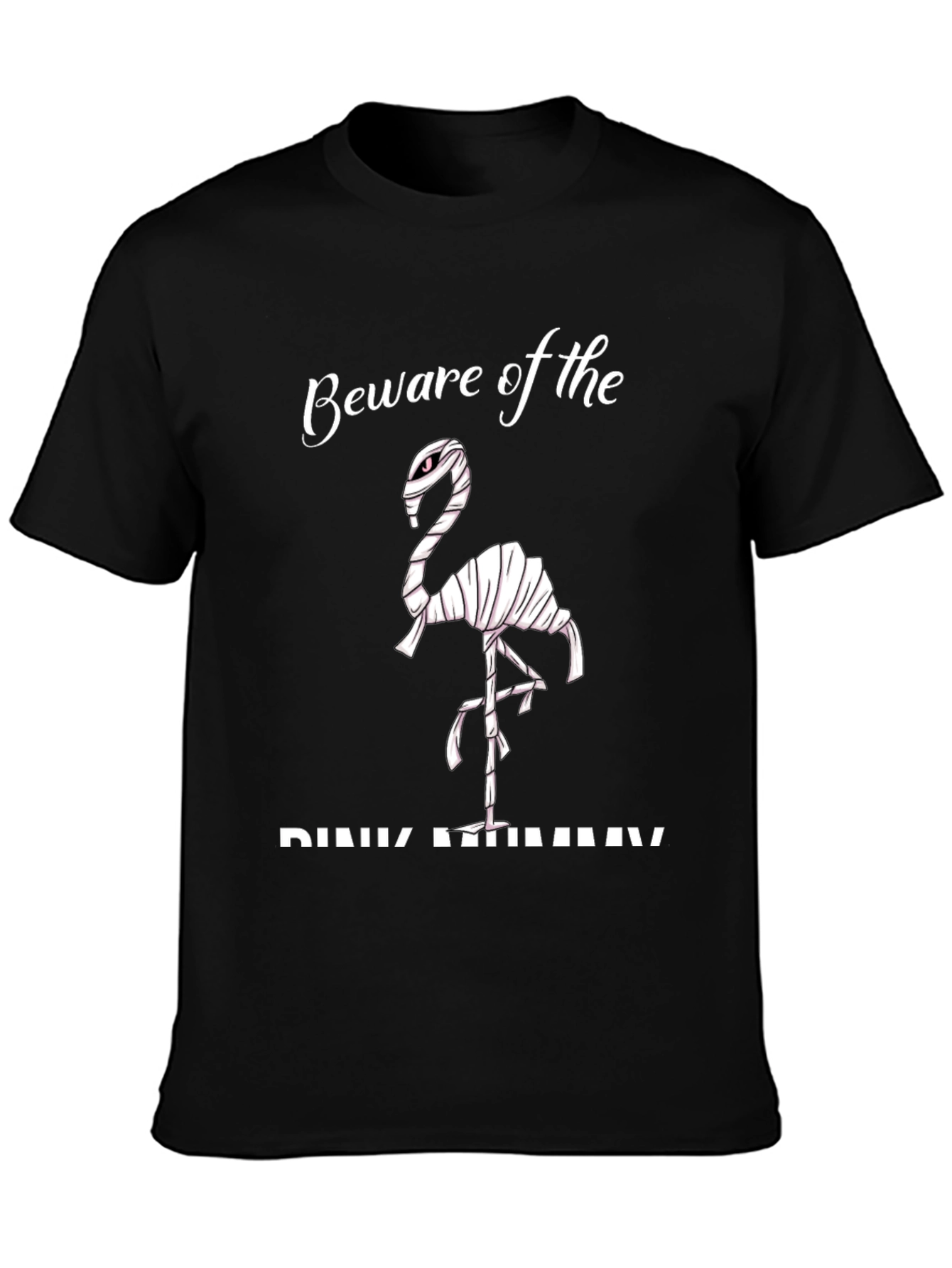 Camiseta Negra - Flamingo Momia