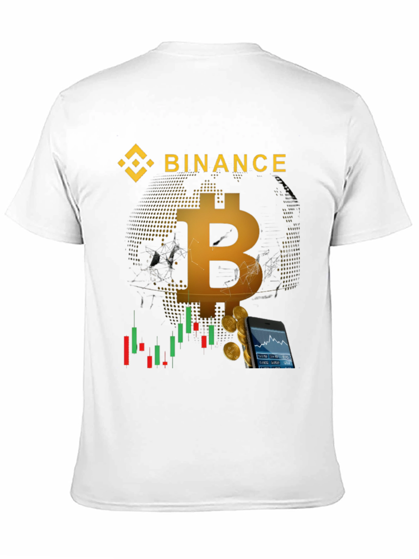 Camiseta Bitcoin Binance Criptomoneda