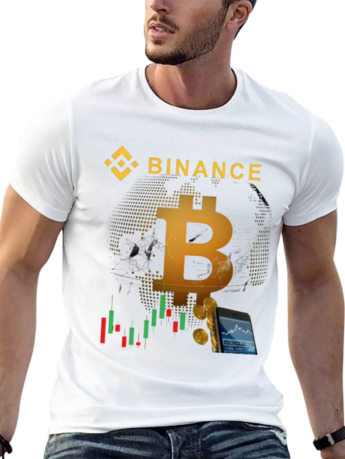 Camiseta Bitcoin Binance Criptomoneda