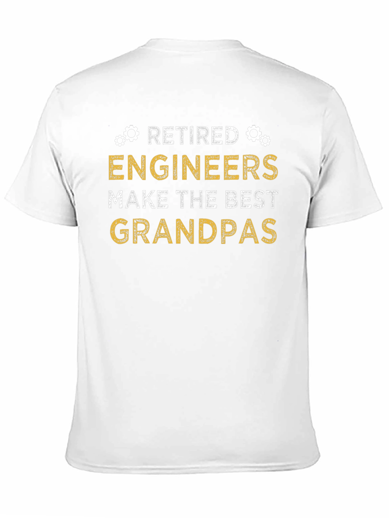 Camiseta Negra: Ingenieros Jubilados Mejores Abuelos