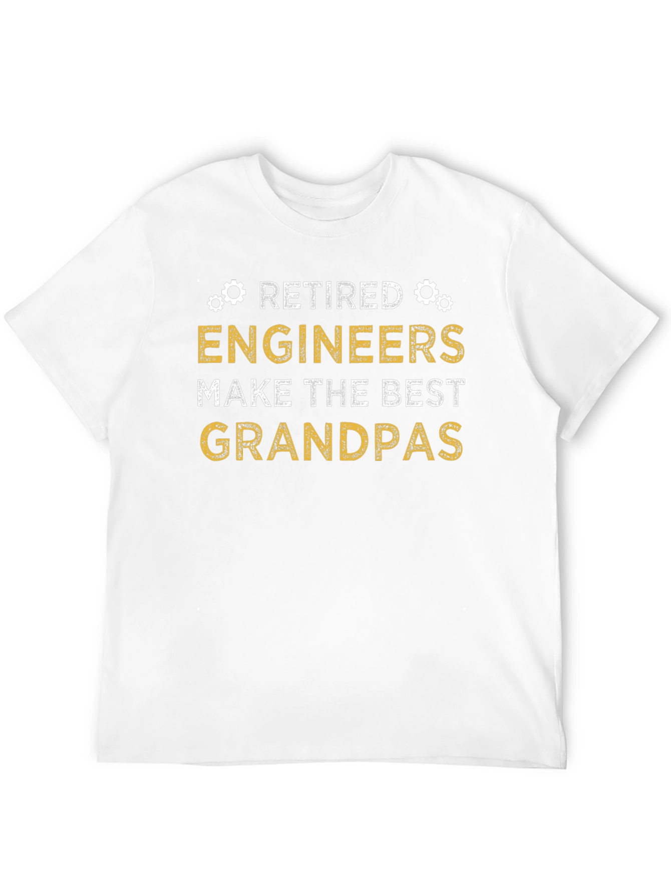 Camiseta Negra: Ingenieros Jubilados Mejores Abuelos