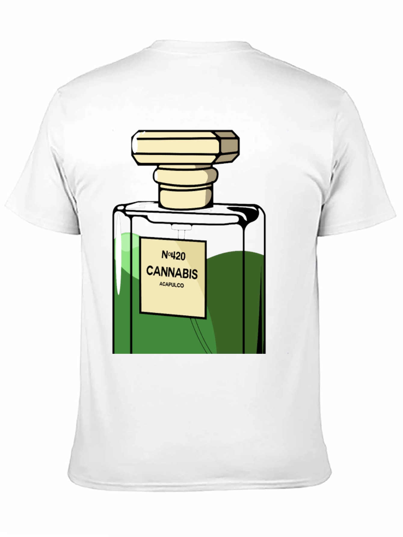 Camiseta Negra Cannabis N°420