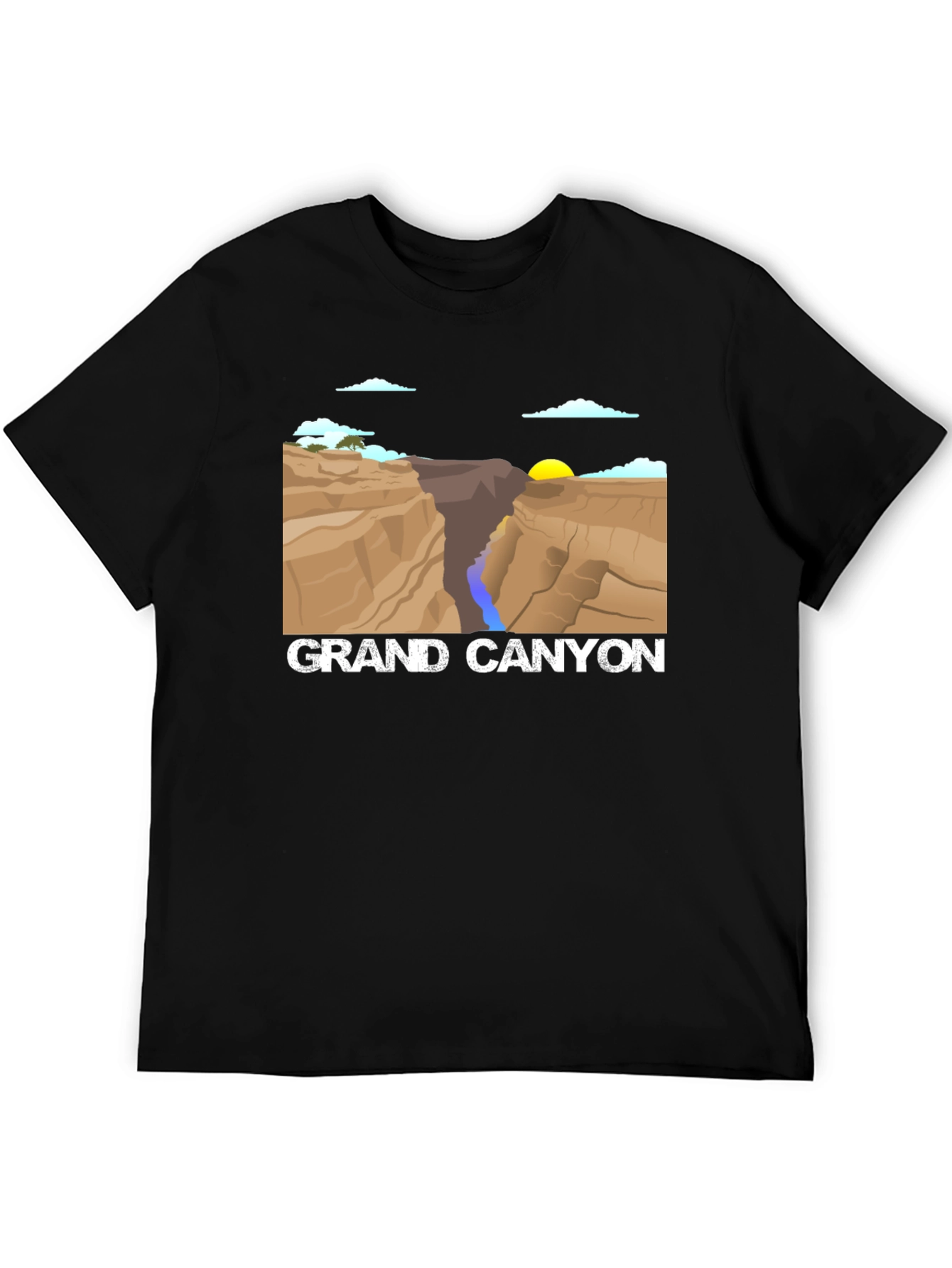 Camiseta Negra: Grand Canyon