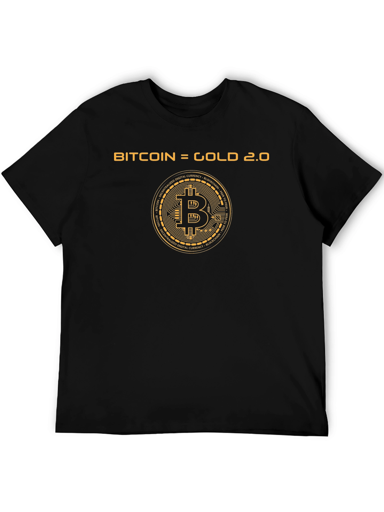Camiseta Bitcoin = Oro 2.0