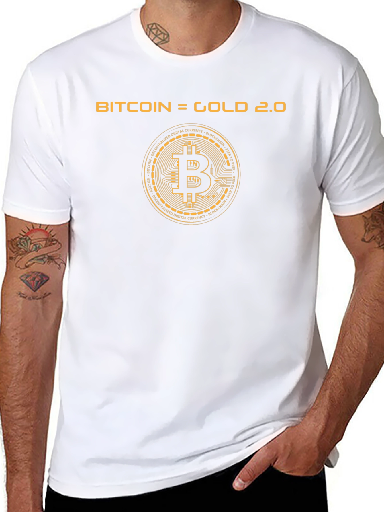Camiseta Bitcoin = Oro 2.0