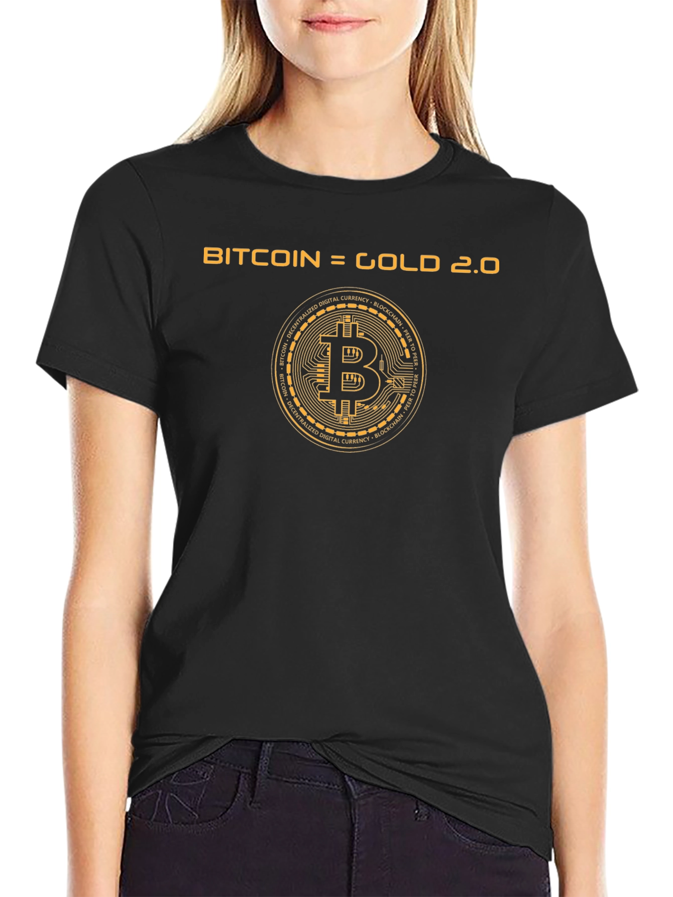Camiseta Bitcoin = Oro 2.0