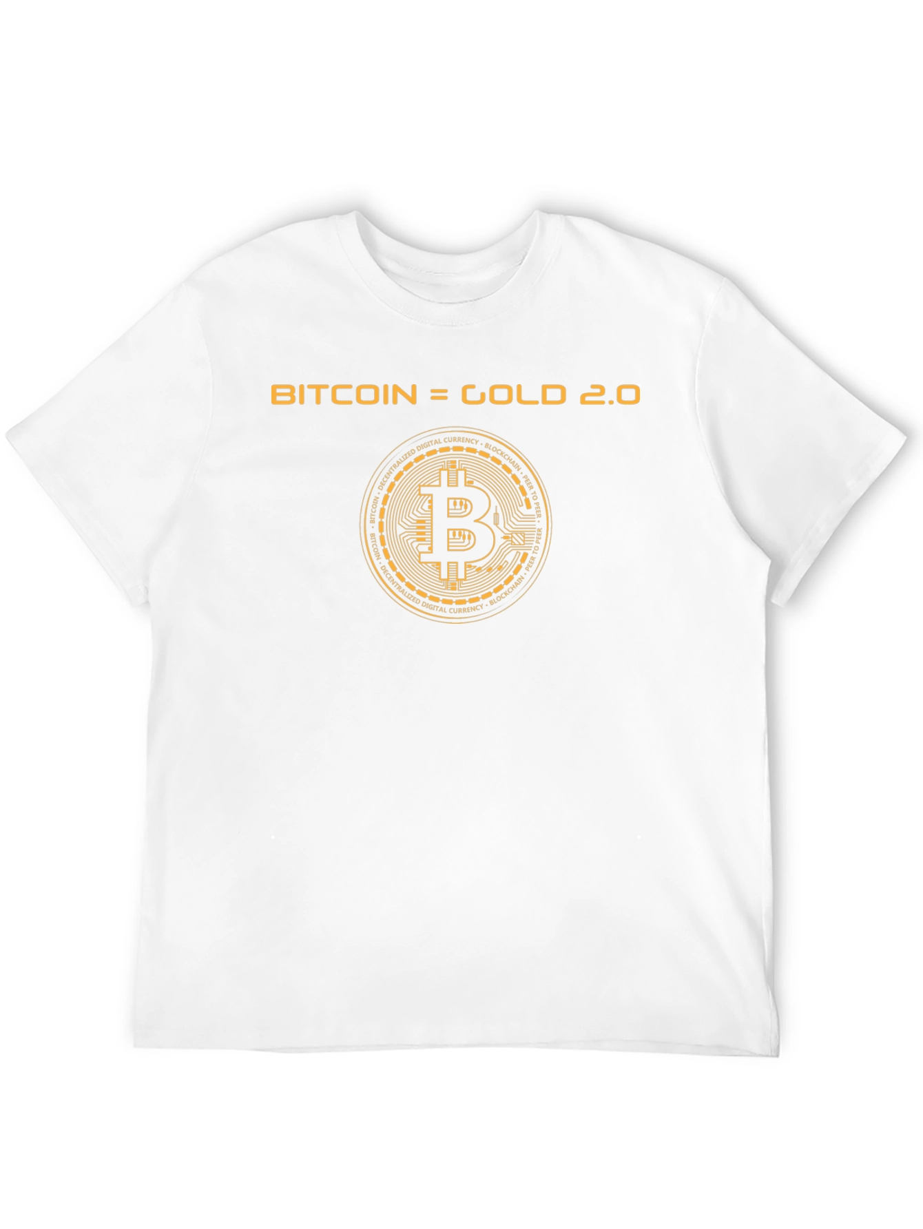 Camiseta Bitcoin = Oro 2.0