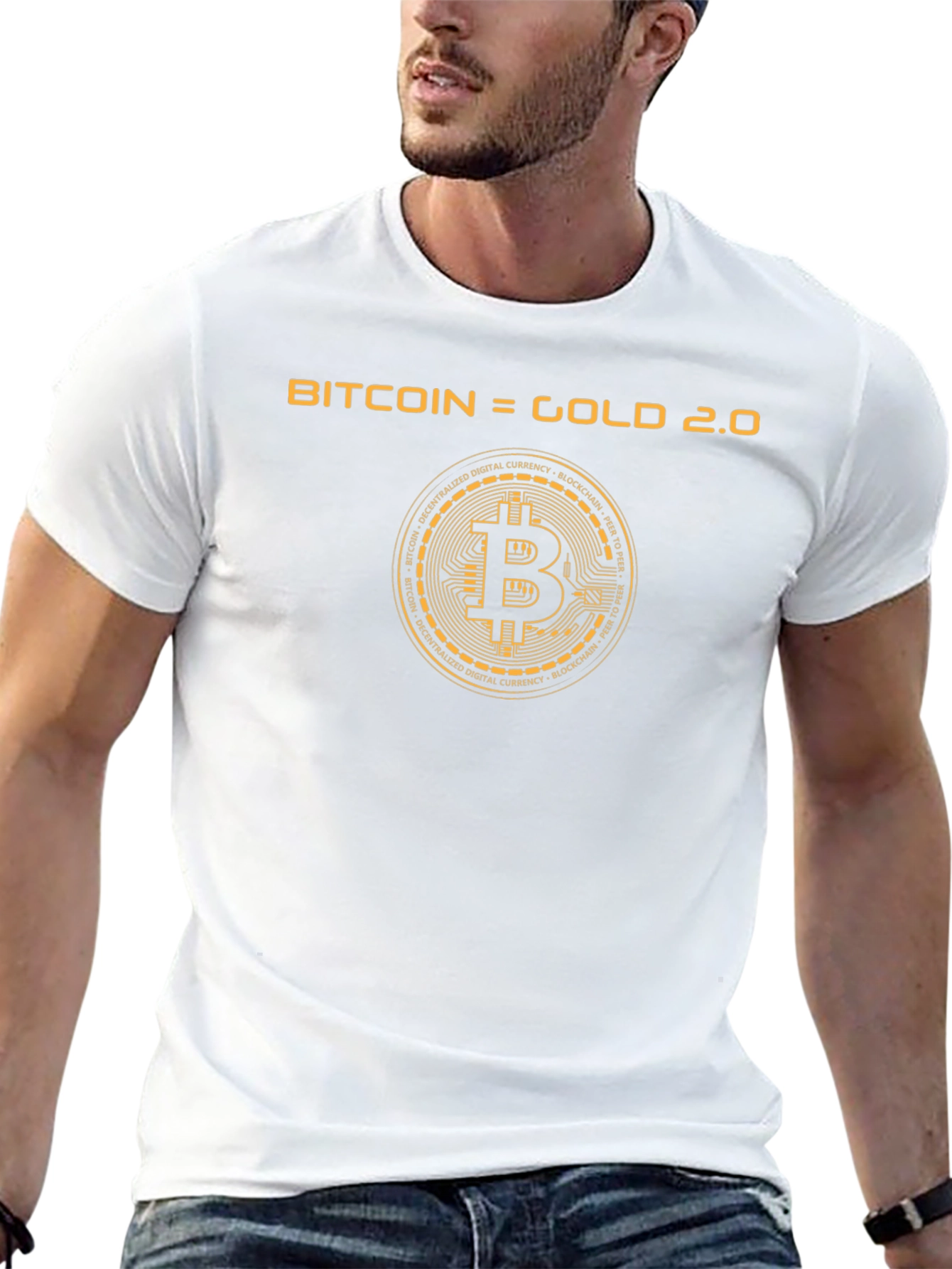 Camiseta Bitcoin = Oro 2.0