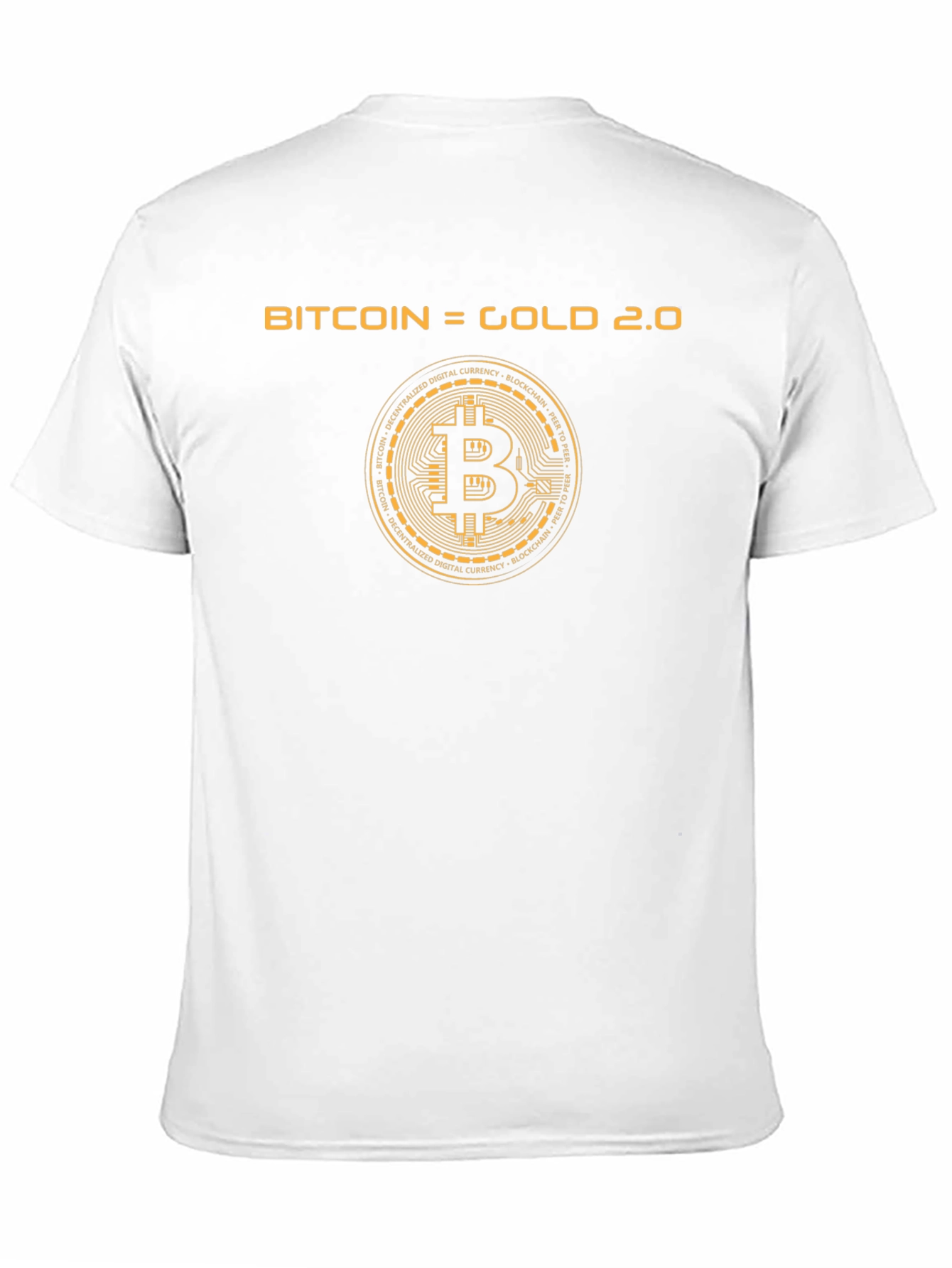 Camiseta Bitcoin = Oro 2.0
