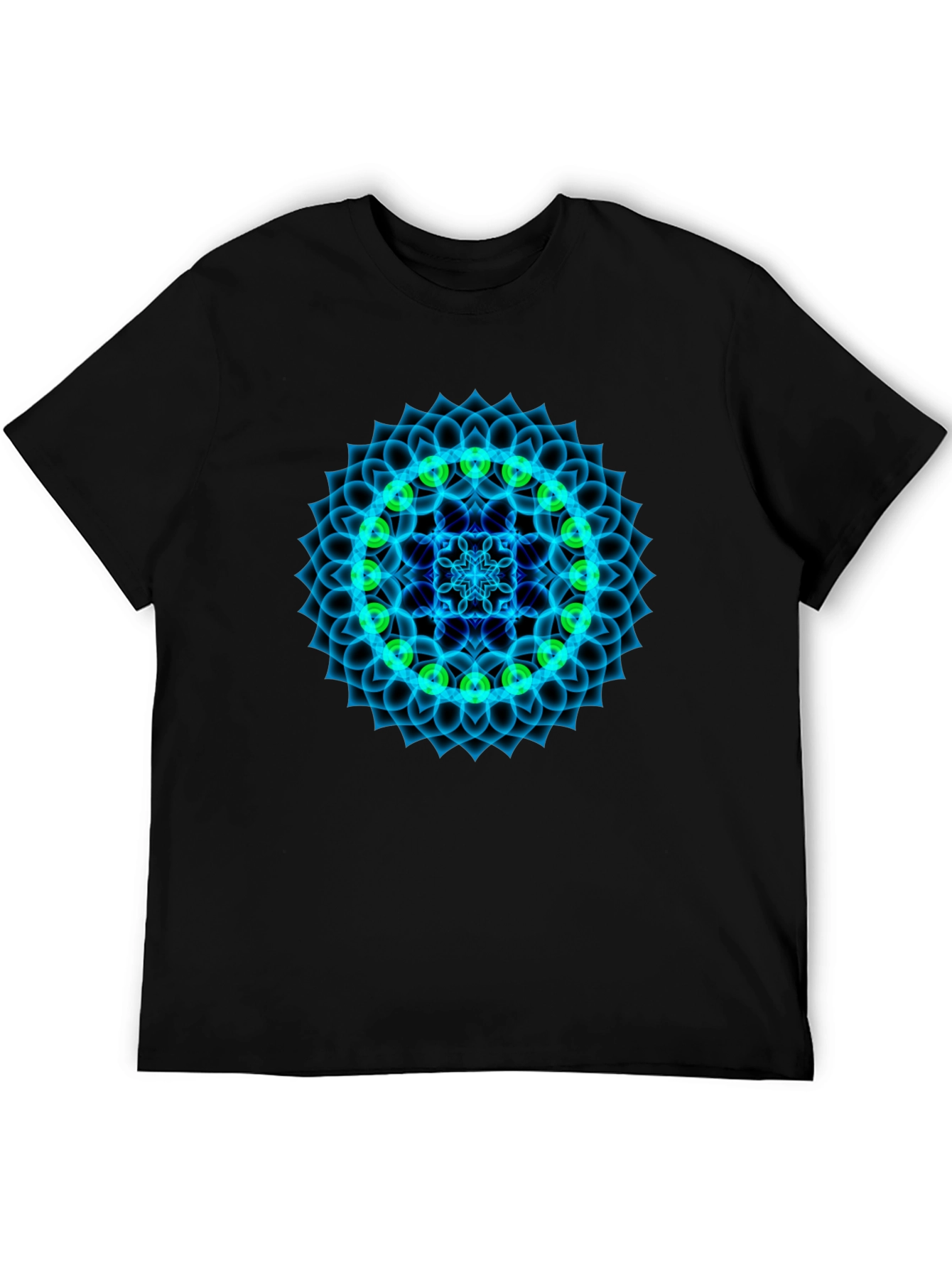 Camiseta Negra Mandala Chakra
