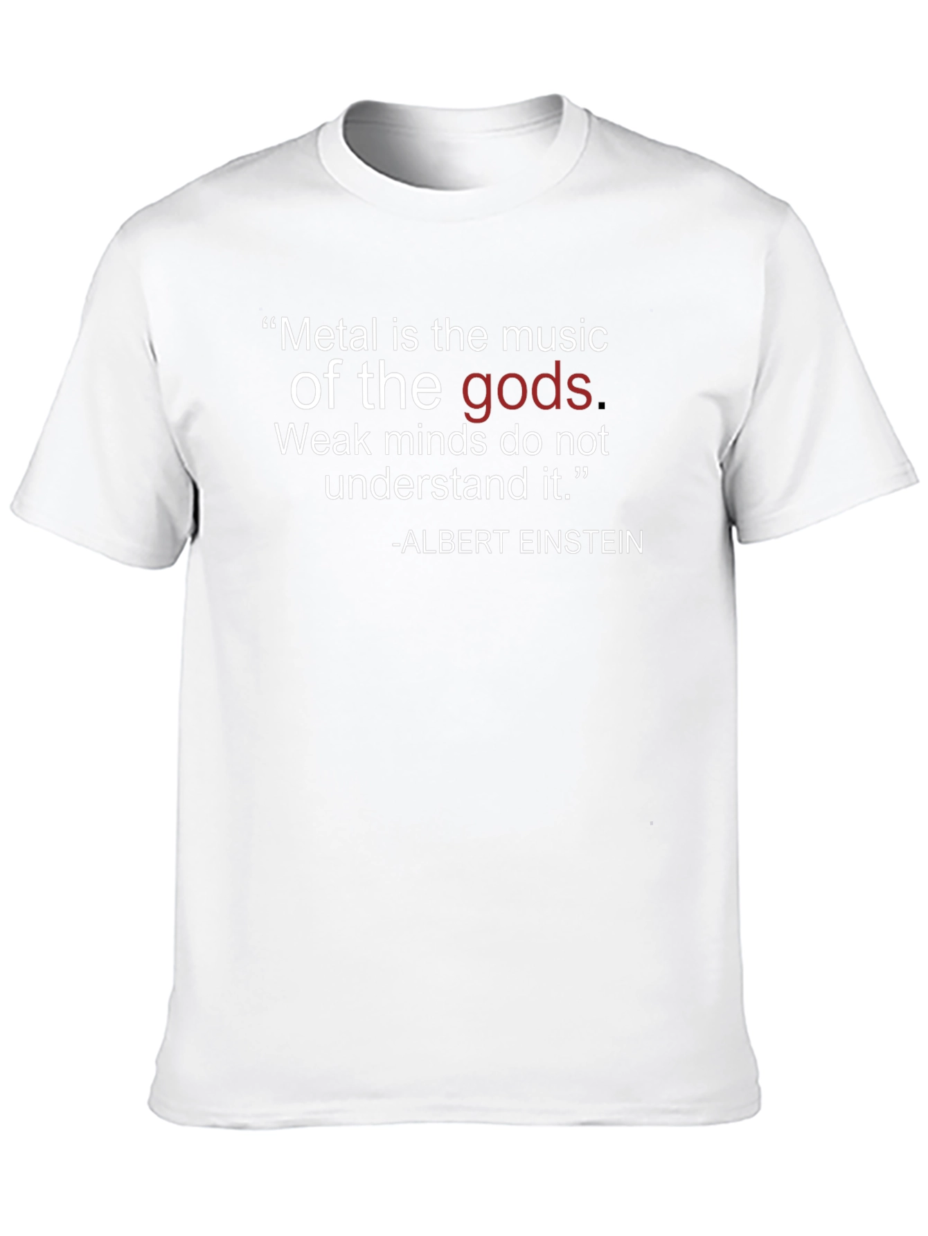 Camiseta Negra Metal es la música de los dioses
