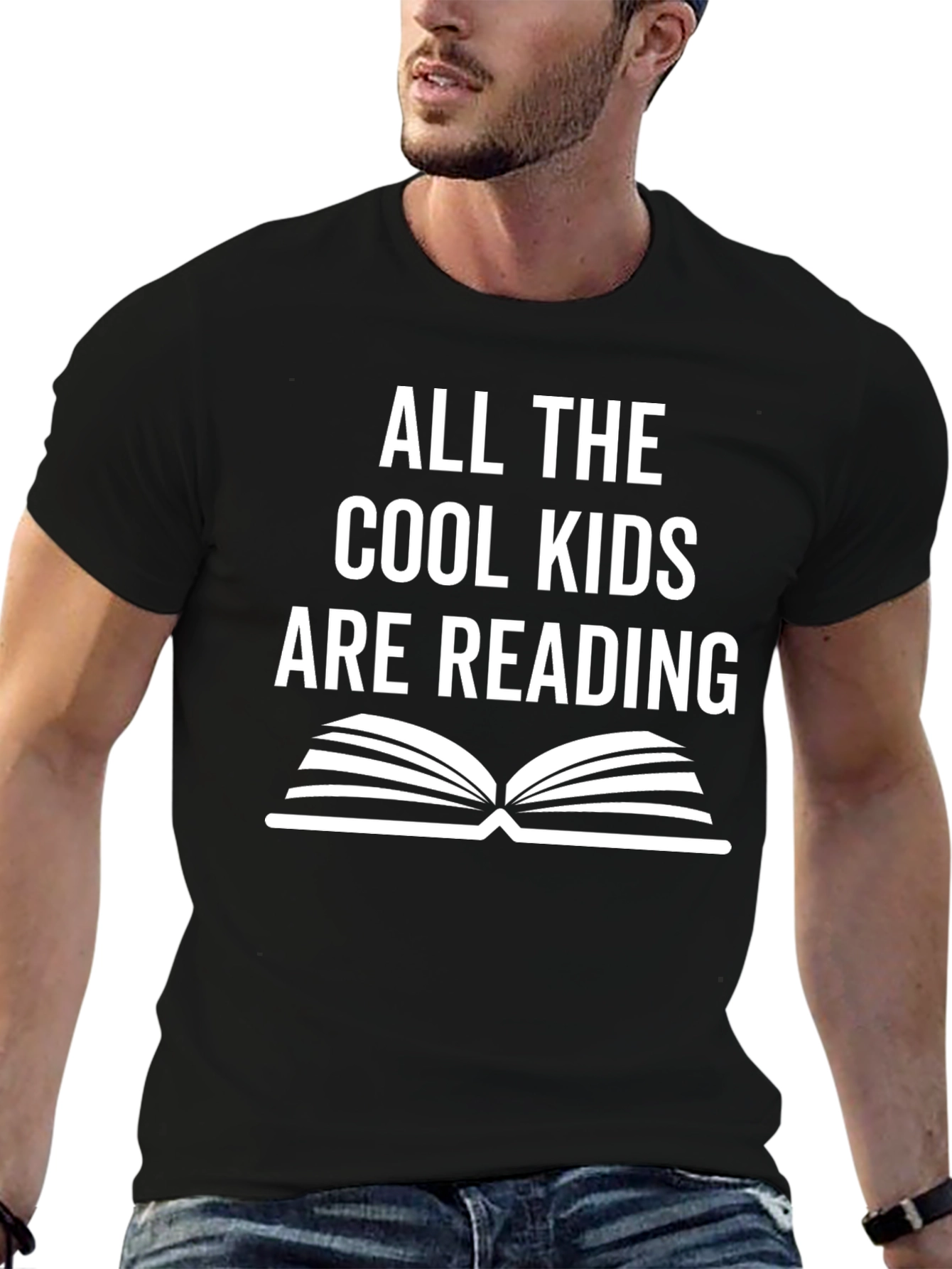 Camiseta Negra: Los Niños Guays Leen