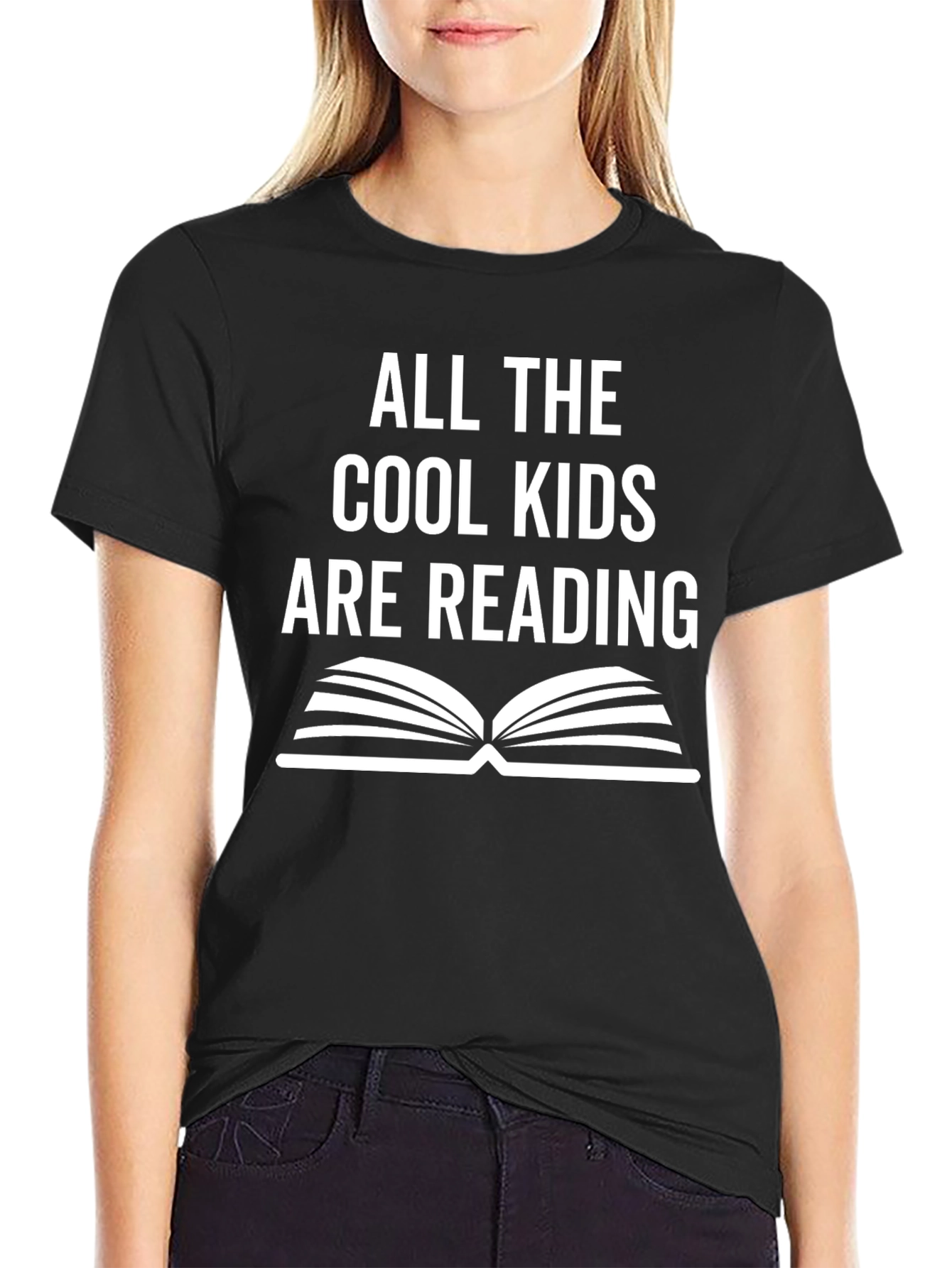Camiseta Negra: Los Niños Guays Leen