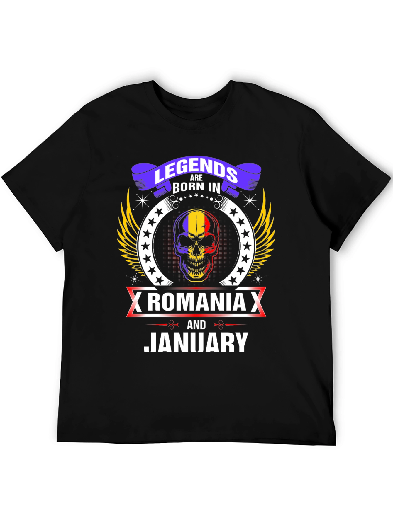 Camiseta Legends Born In Romania Enero