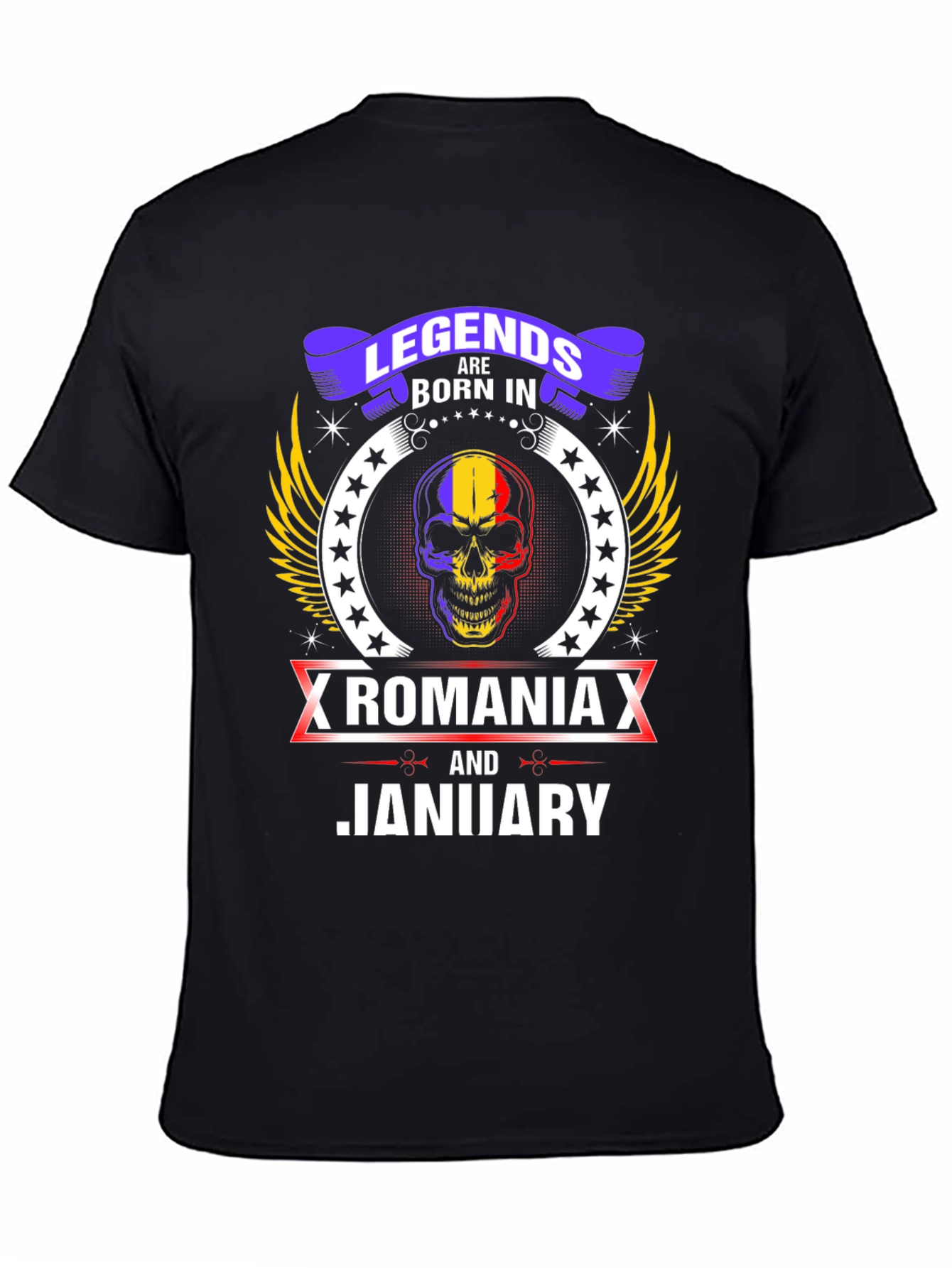 Camiseta Legends Born In Romania Enero