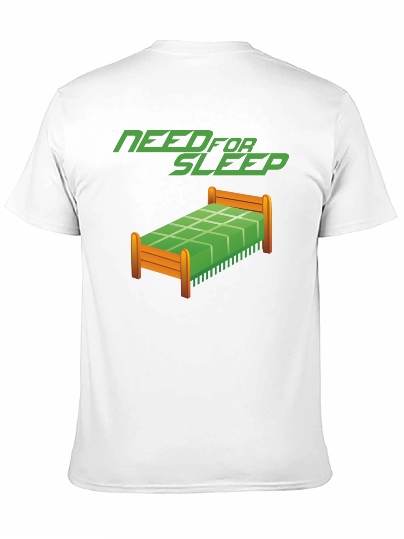 Camiseta Negra Need for Sleep Divertida