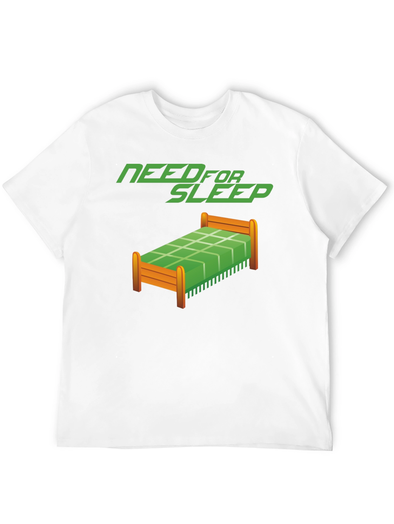 Camiseta Negra Need for Sleep Divertida