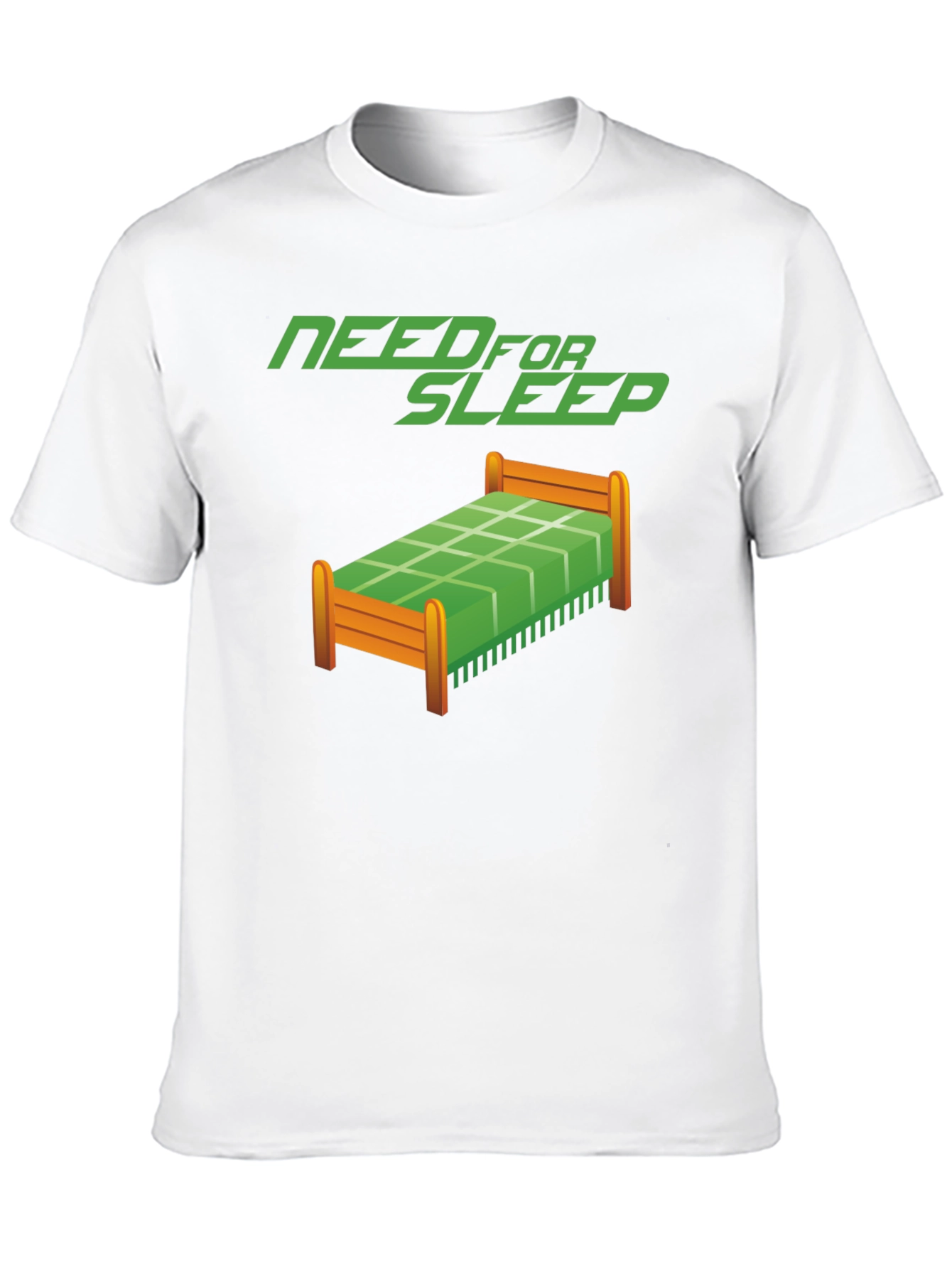Camiseta Negra Need for Sleep Divertida