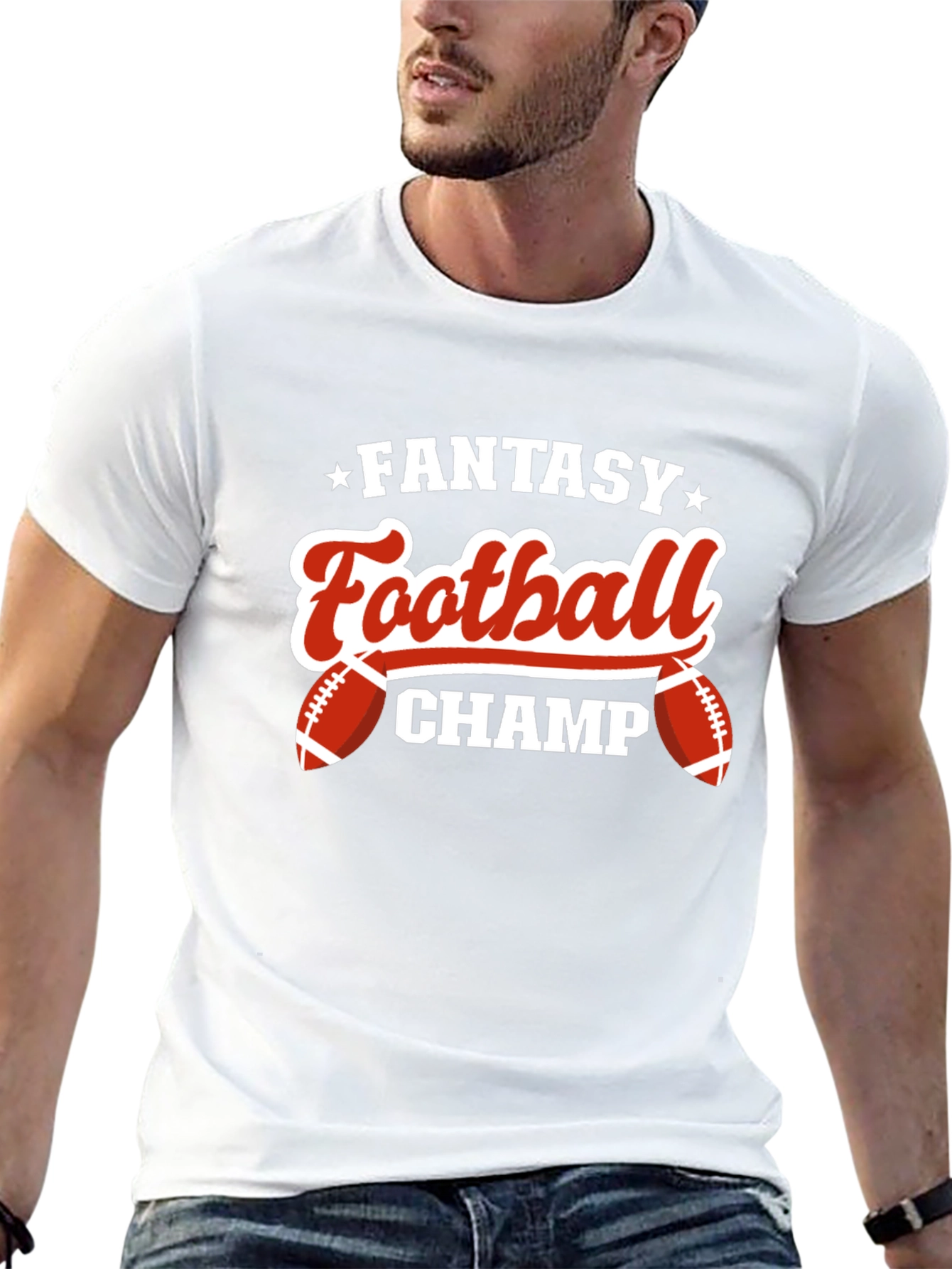 Camiseta Negra: ¡Campeón de Fútbol Fantasy!